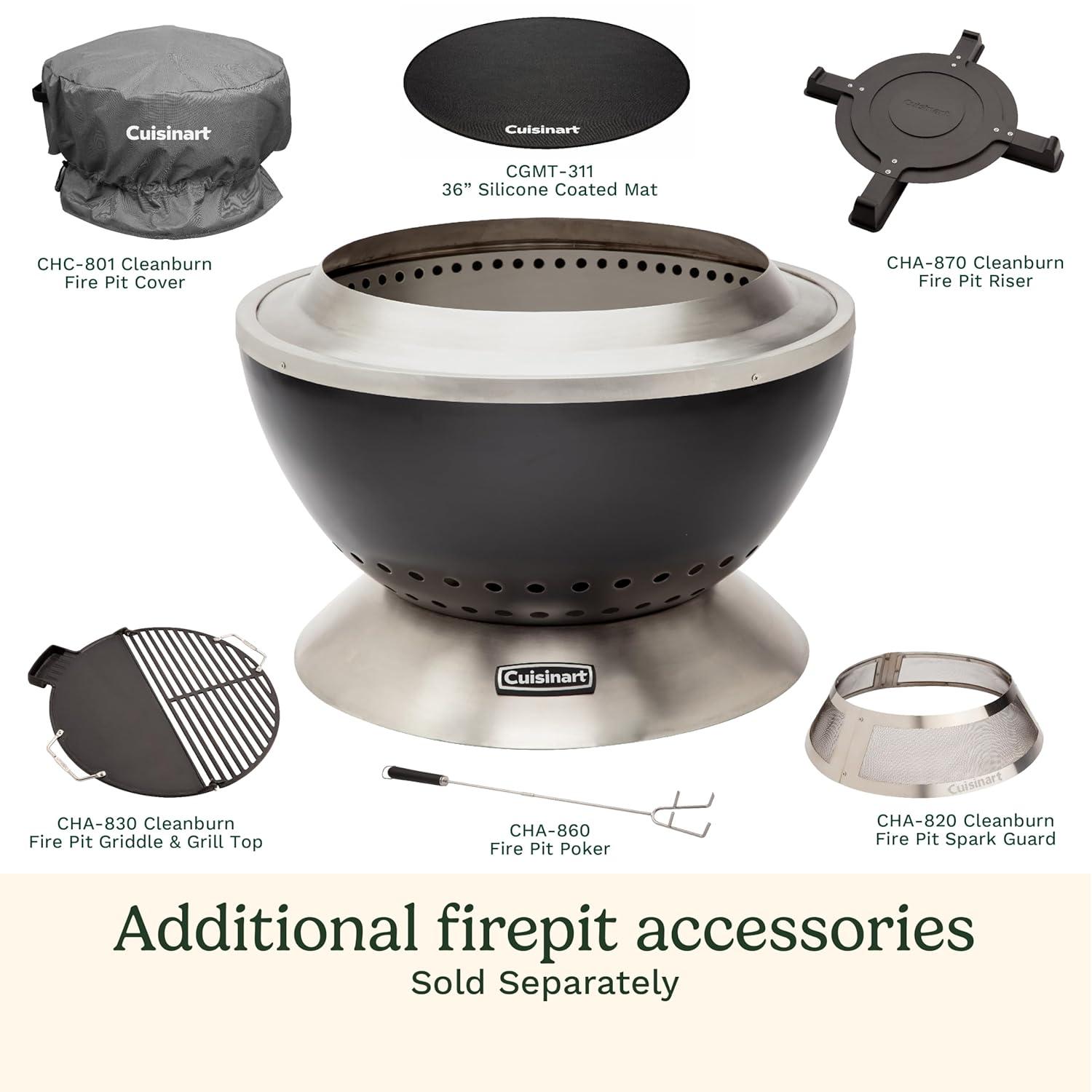 Cuisinart® 24" Round Cleanburn Fire Pit