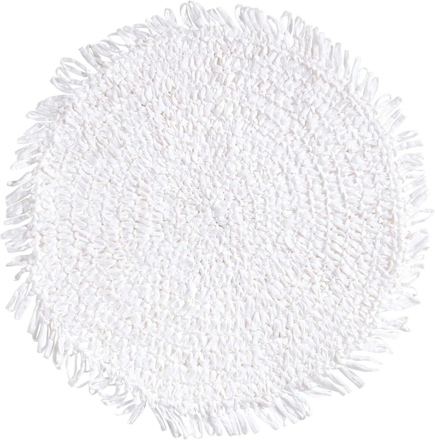 Kiri Collection 100% Paper Raffia No Pattern Round Placemat