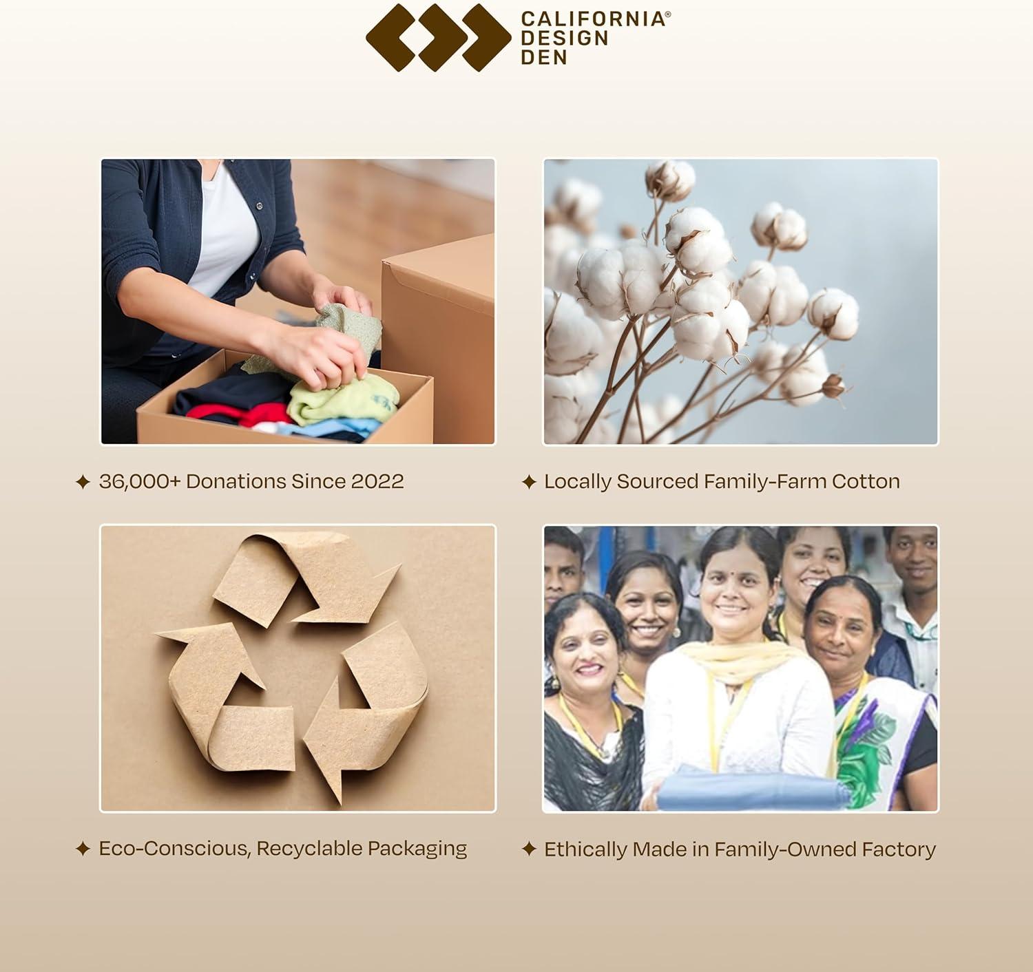 Luxury Bed Sheets Set - 800 Thread Count 100% Cotton Sheets, Deep Pocket, Soft, Cool & Breathable by California Design Den - Soft Teal, King