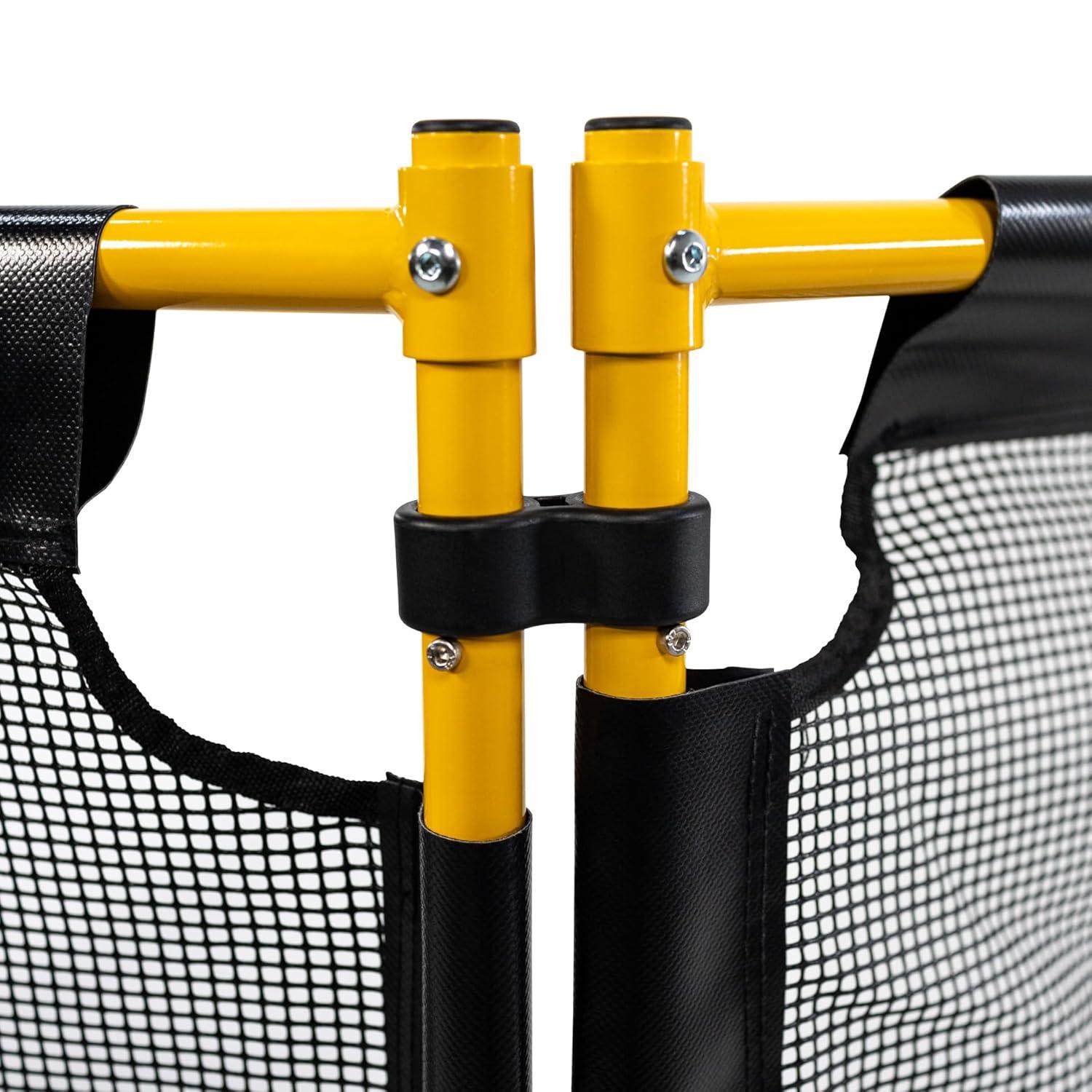 Notch Tri Guard II Heavy-Duty Nylon Coated Durable 3-Section Debris Containment Mesh Barrier for Controlling Chips when Grinding Stumps and Chipping Brush (Total Dimensions: 121” wide x 45.5” high)