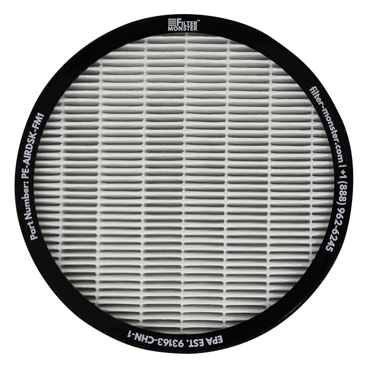 Pure Enrichment Pure Zone Halo True HEPA Air Filter: Captures Dust, Smoke, Pet Dander, Mold, Odors, Pollen, 8x8x1, 0.25 lbs