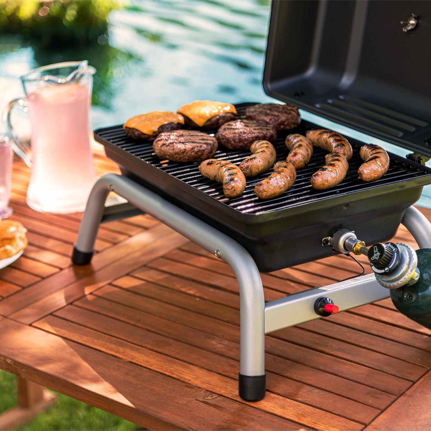 Charbroil Single Burner Table Top Portable Propane Gas Grill