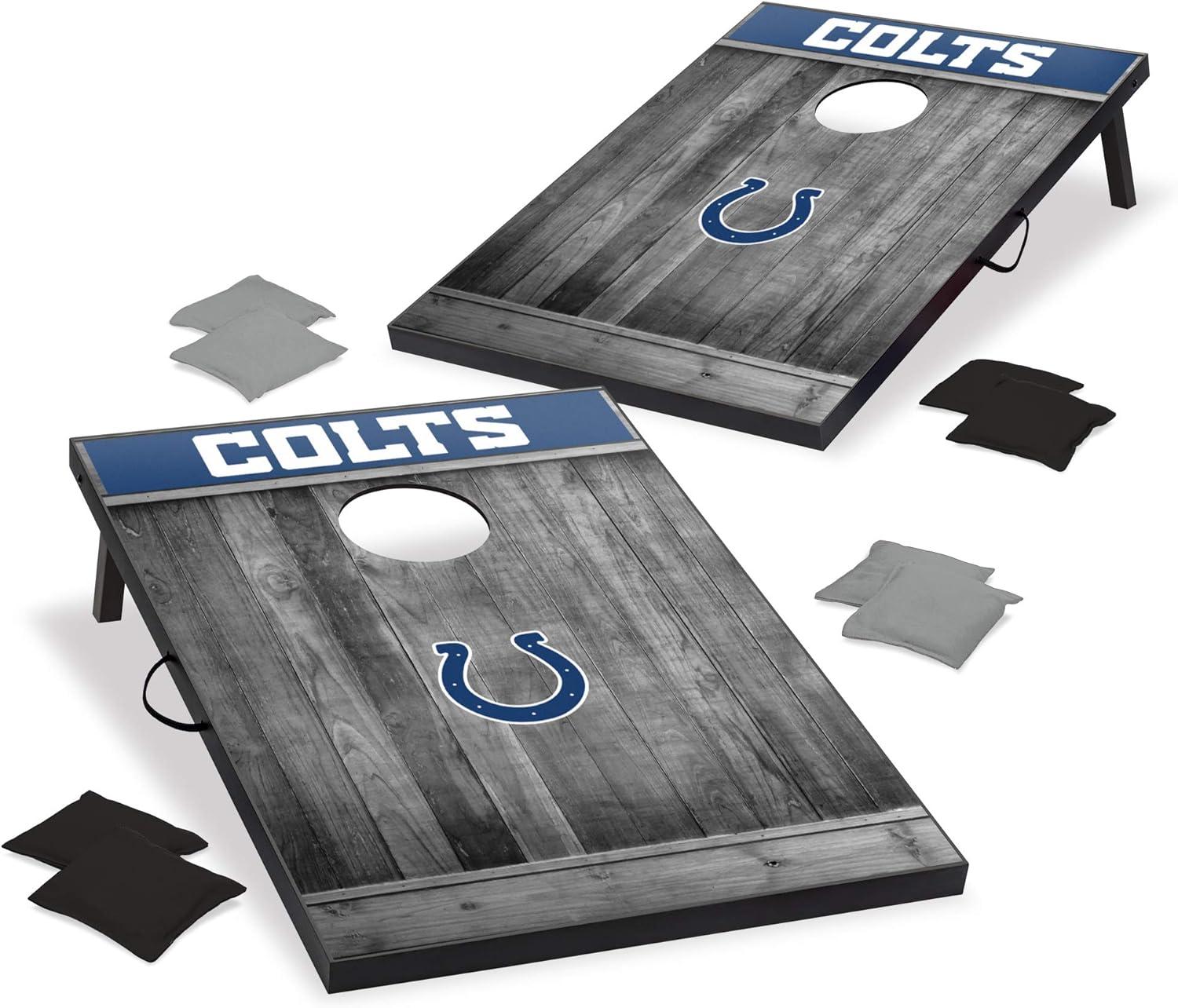 NFL Indianapolis Colts 2'x3' Cornhole Board - Gray