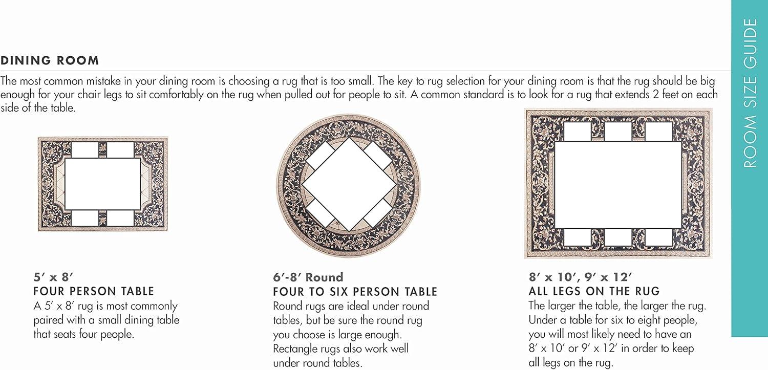 Libby Langdon Rug, 7' Square, Charcoal