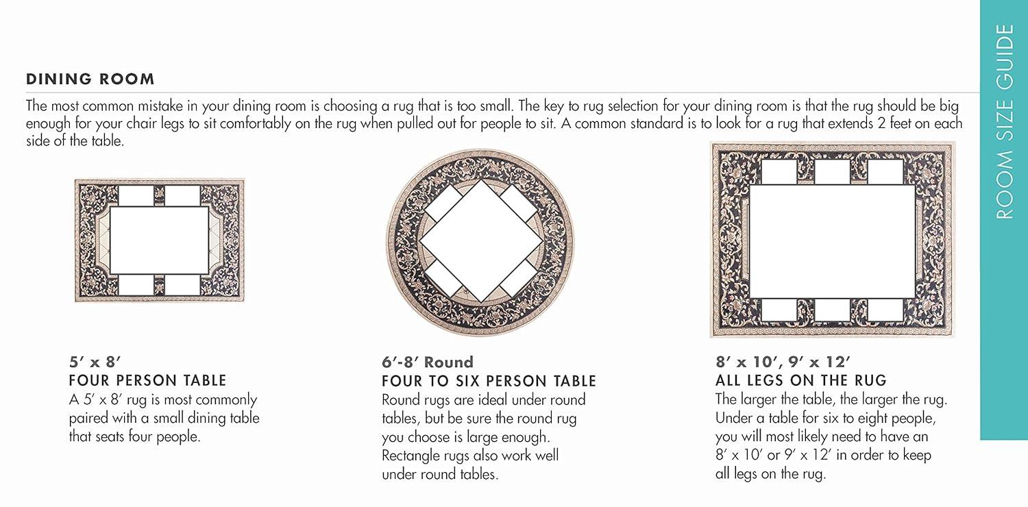 Libby Langdon Rug, 7' Square, Charcoal