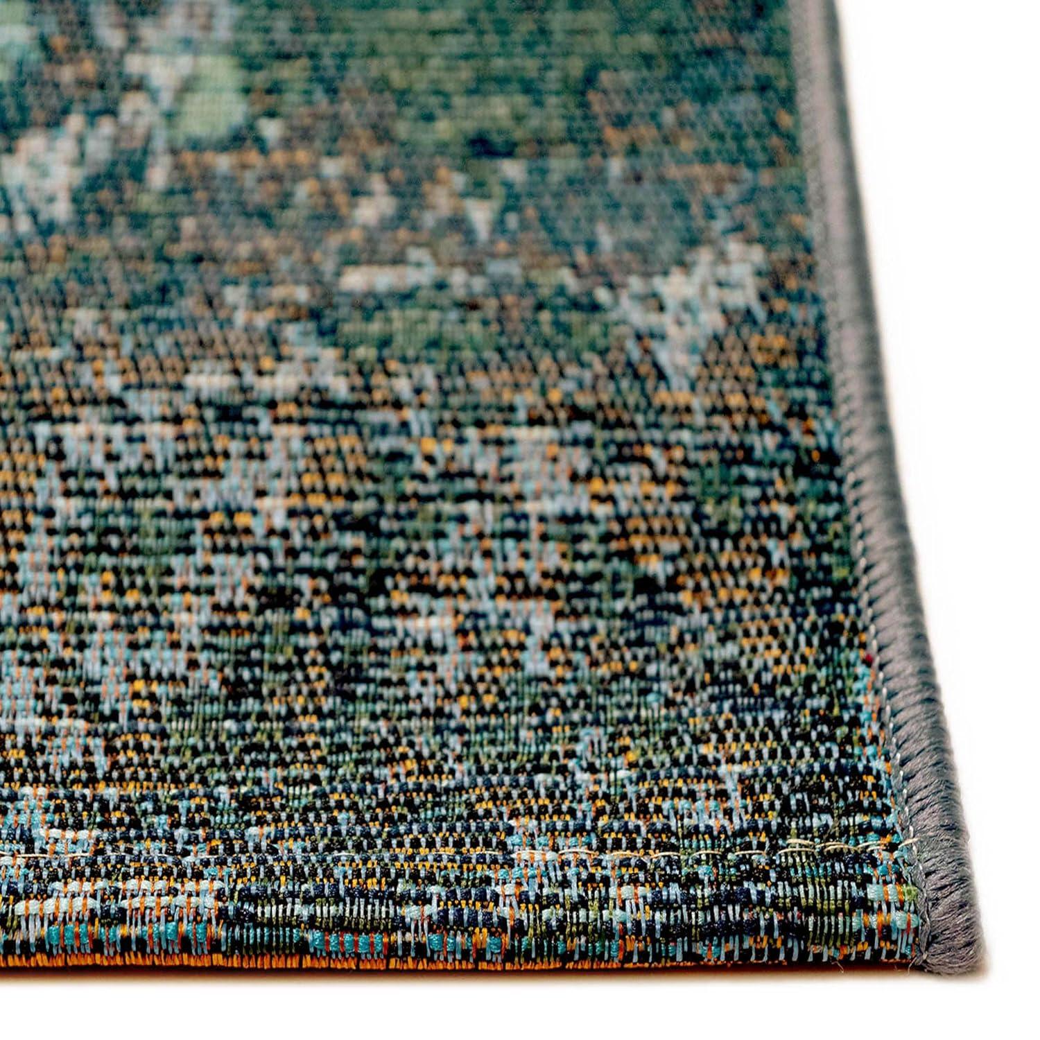 Liora Manne Marina Kermin Indoor/Outdoor Rug Blue 3'3" x 4'11"