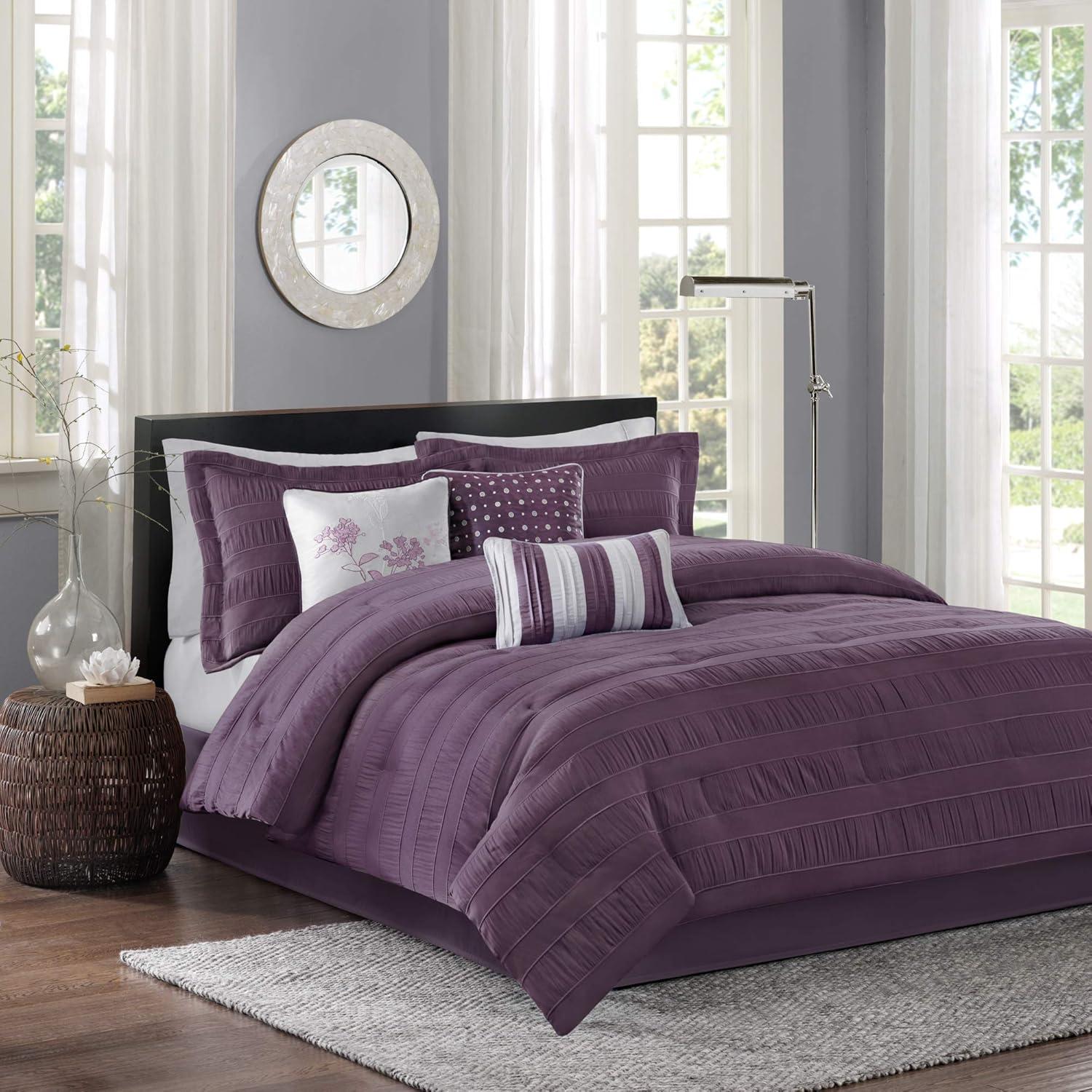 Hampton 7 Piece Jaquard Comforter Set