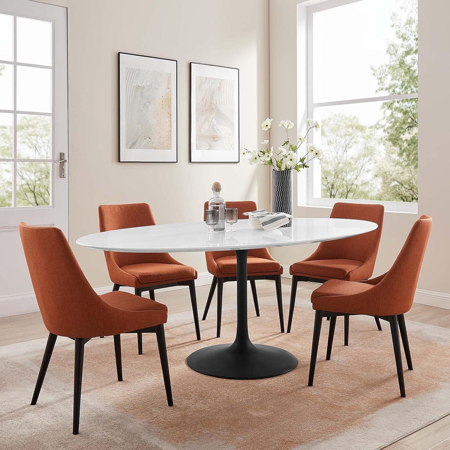 Modway Orchid Fein Oval Dining Table