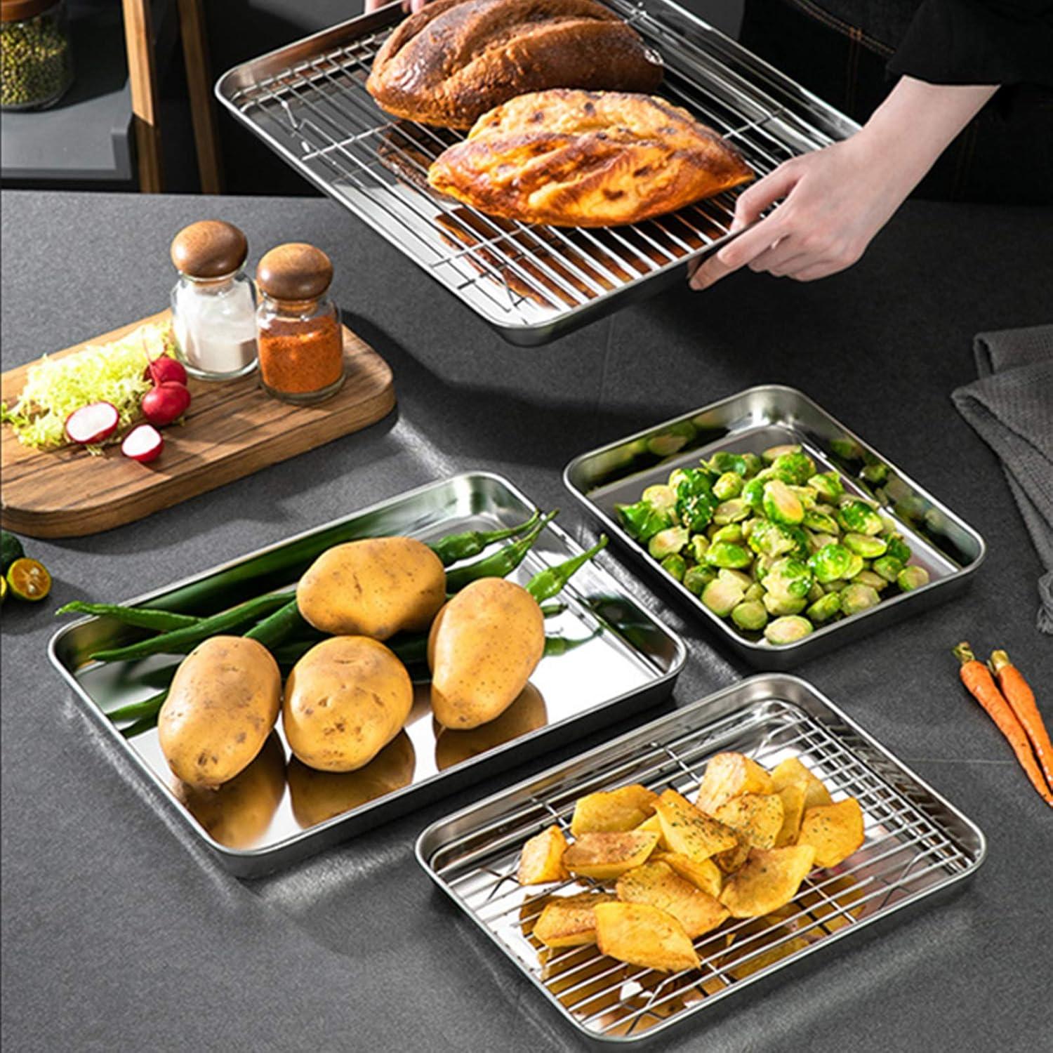 Stainless Steel Nonstick Cookie Sheet Set of 2