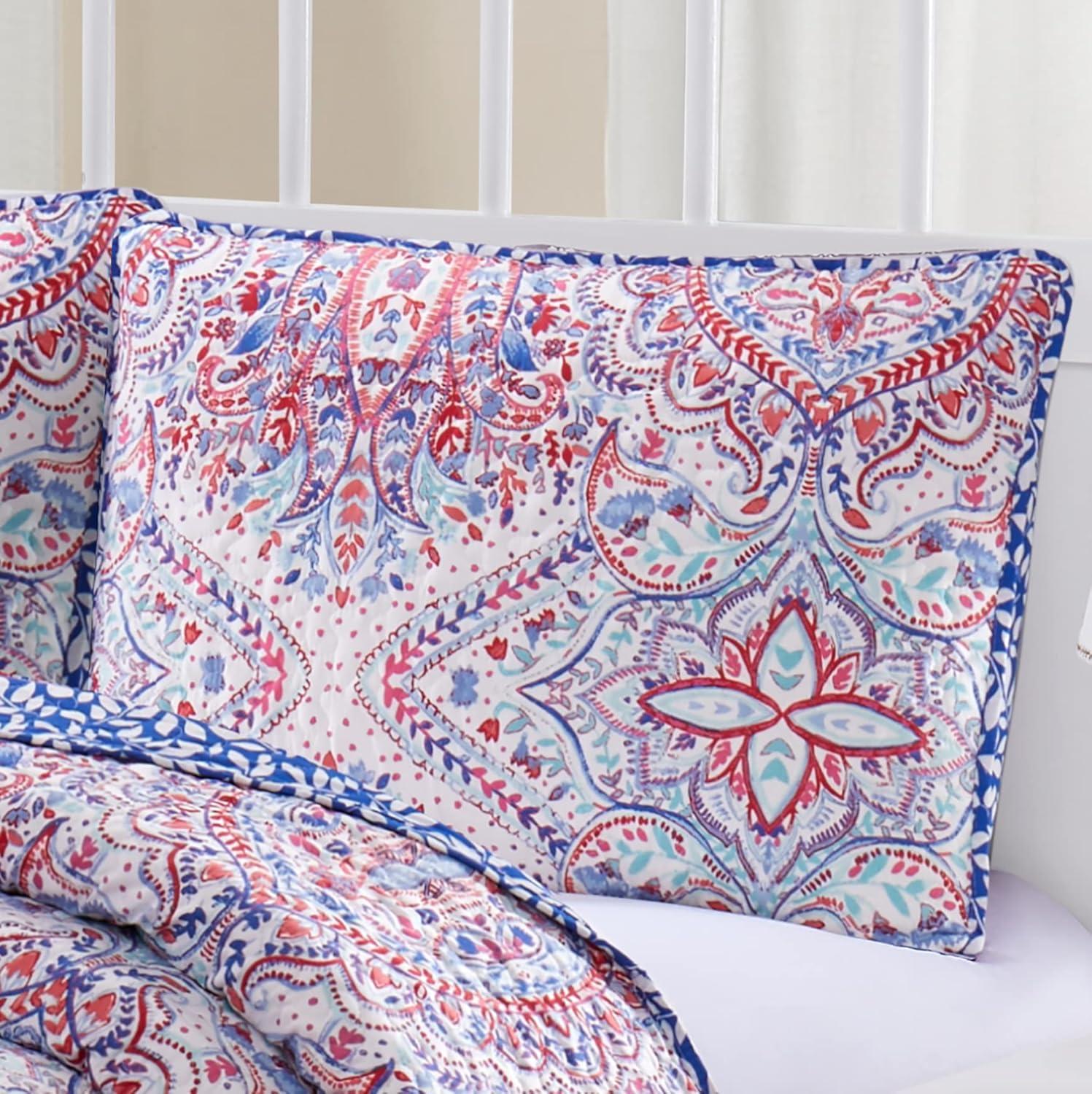 Boho Living Salvador King 3-Piece Quilt Set, King, Multi