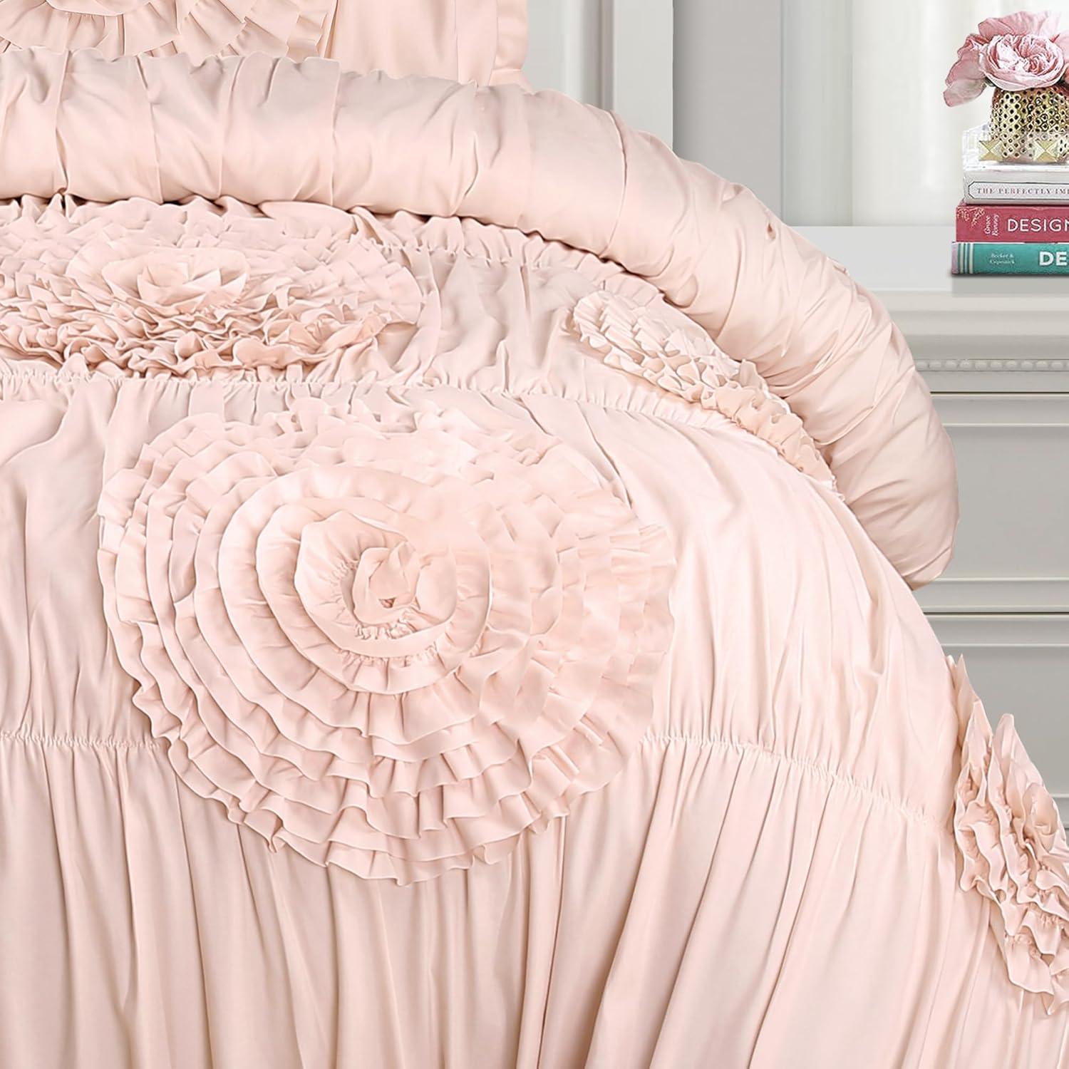 Lush Decor Serena Microfiber Traditional Comforter Set