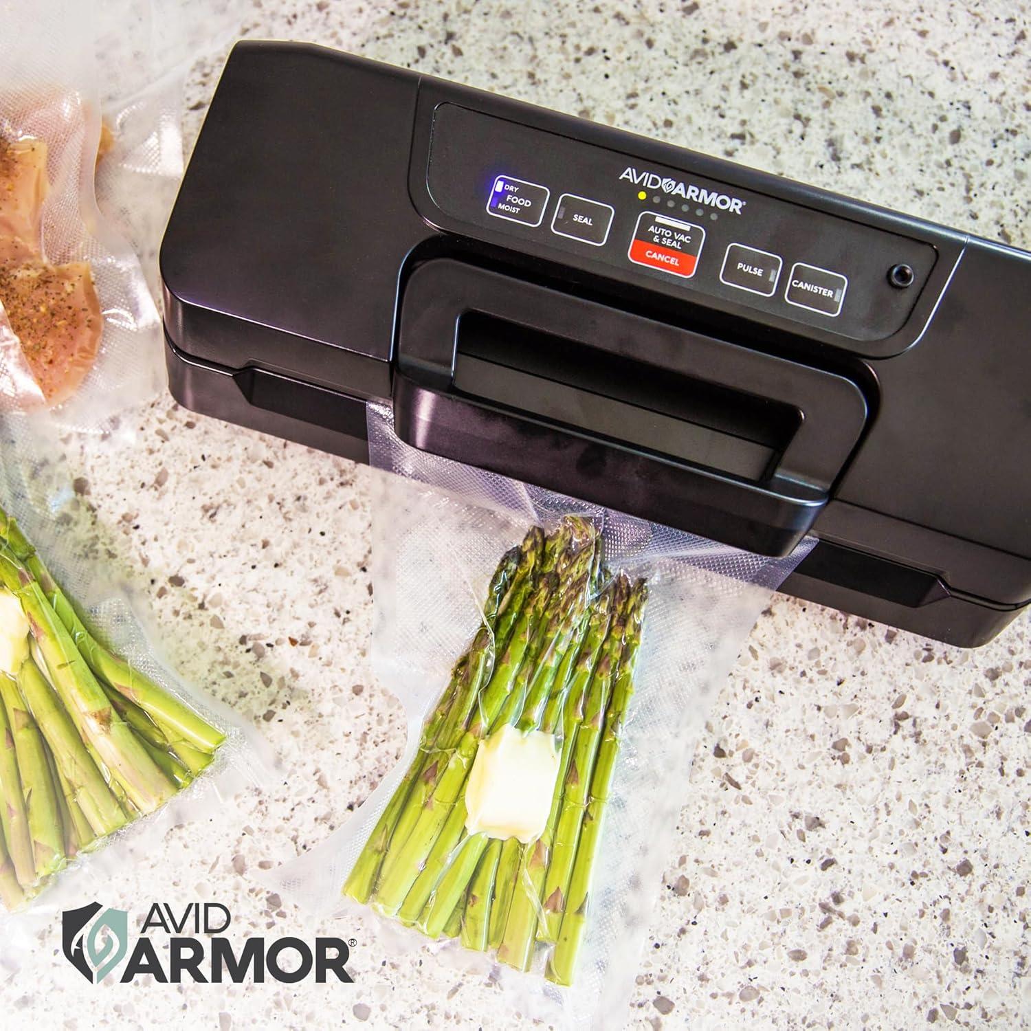 Avid Armor Vacuum Sealer AVS7900, Food Saver Vacuum Machine with Bult-in Cutter, Dry & Moist Food Sealer Modes