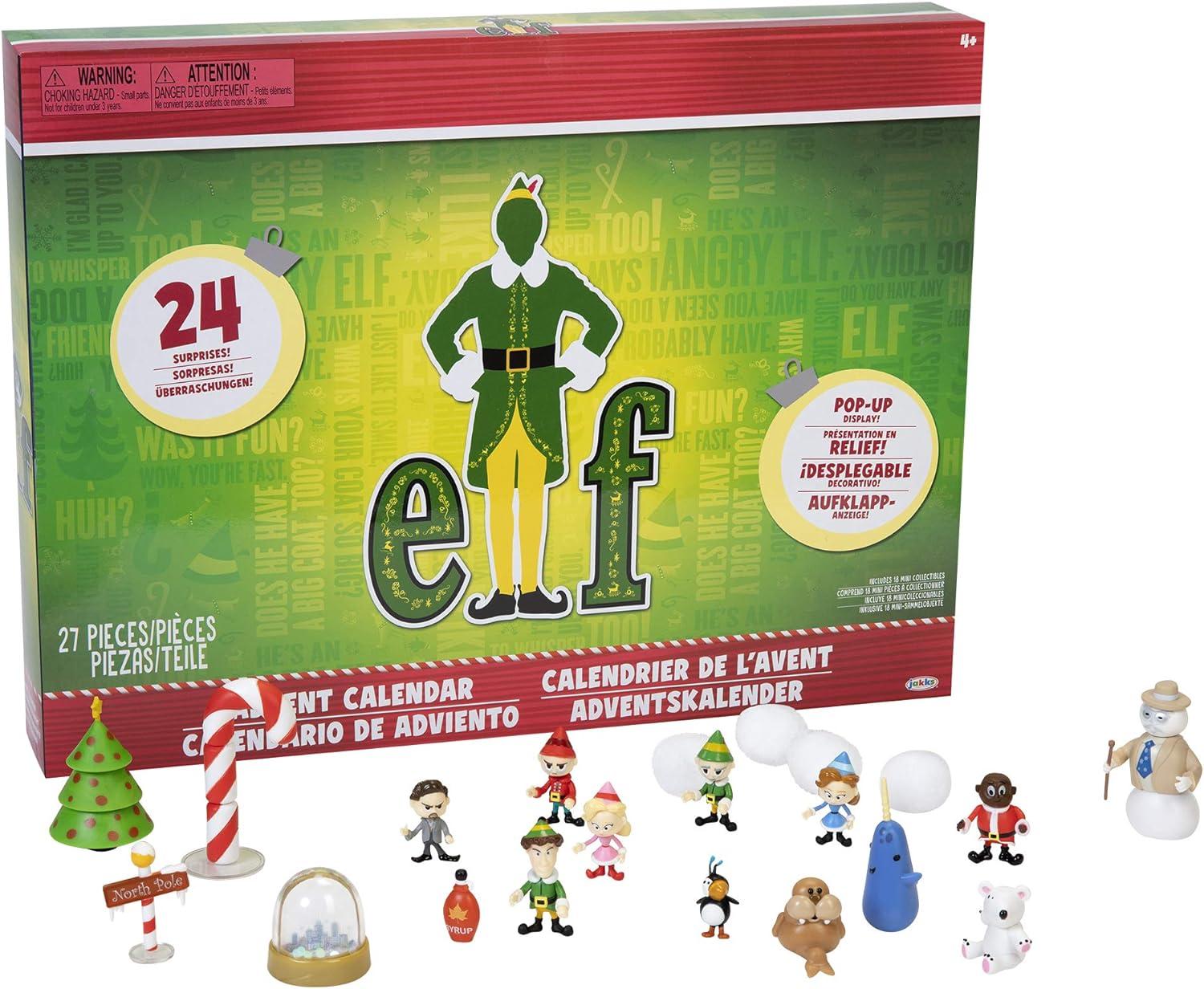 Elf Collectible Advent Calendar with 24 Surprises