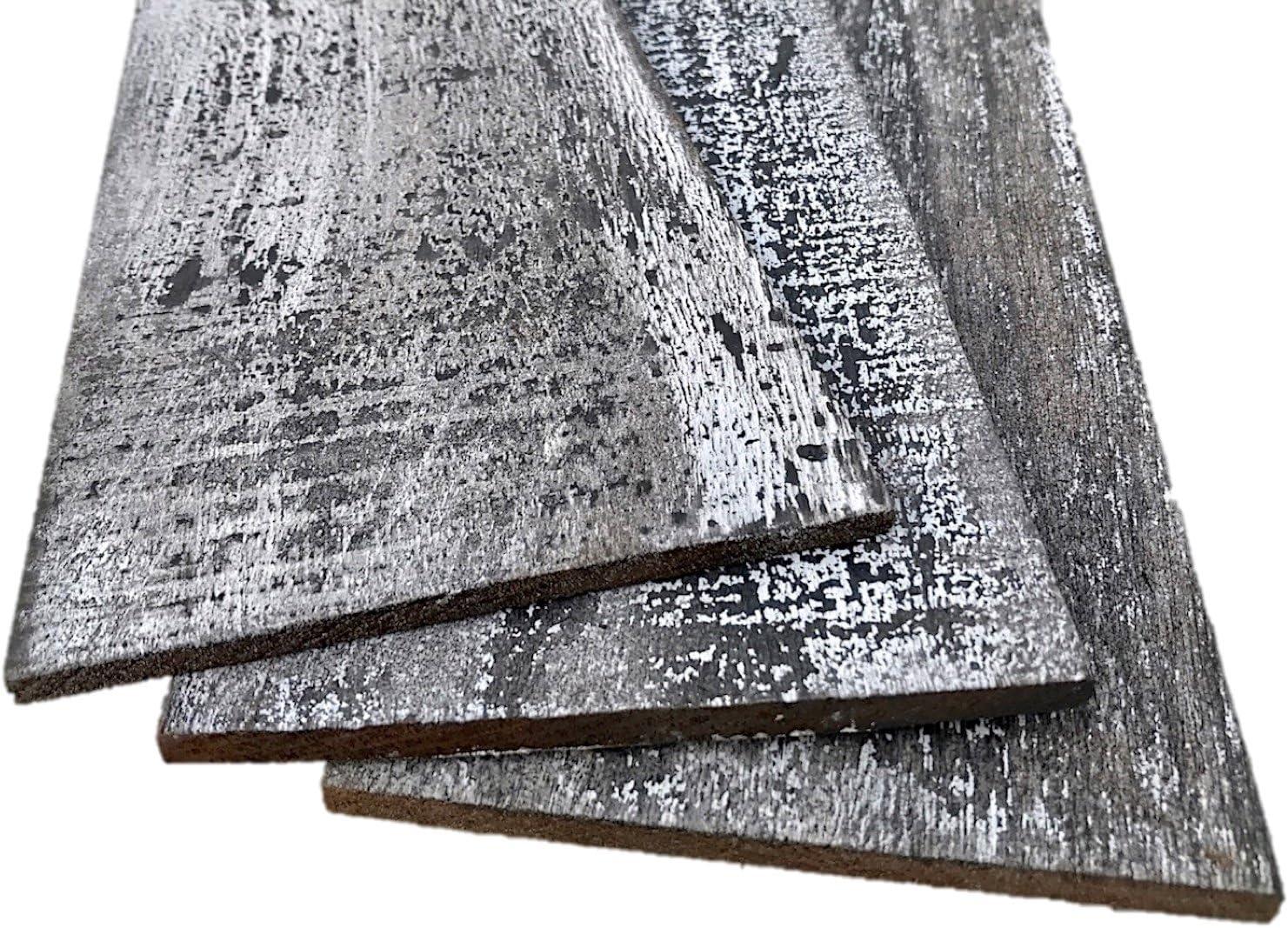 HomeRoots Thermo-Treated 1/4 x 5 in. x 4 ft. Barn Wood Wall Planks (10 sq. ft. 6-Pack)