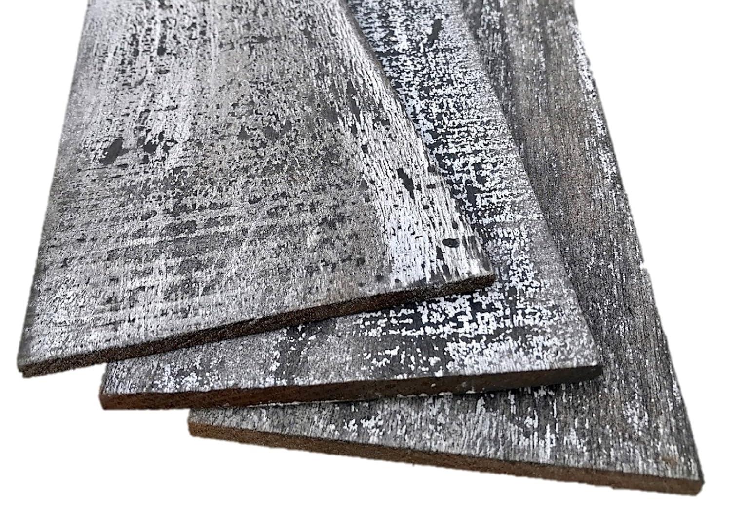 HomeRoots Thermo-Treated 1/4 x 5 in. x 4 ft. Barn Wood Wall Planks (10 sq. ft. 6-Pack)