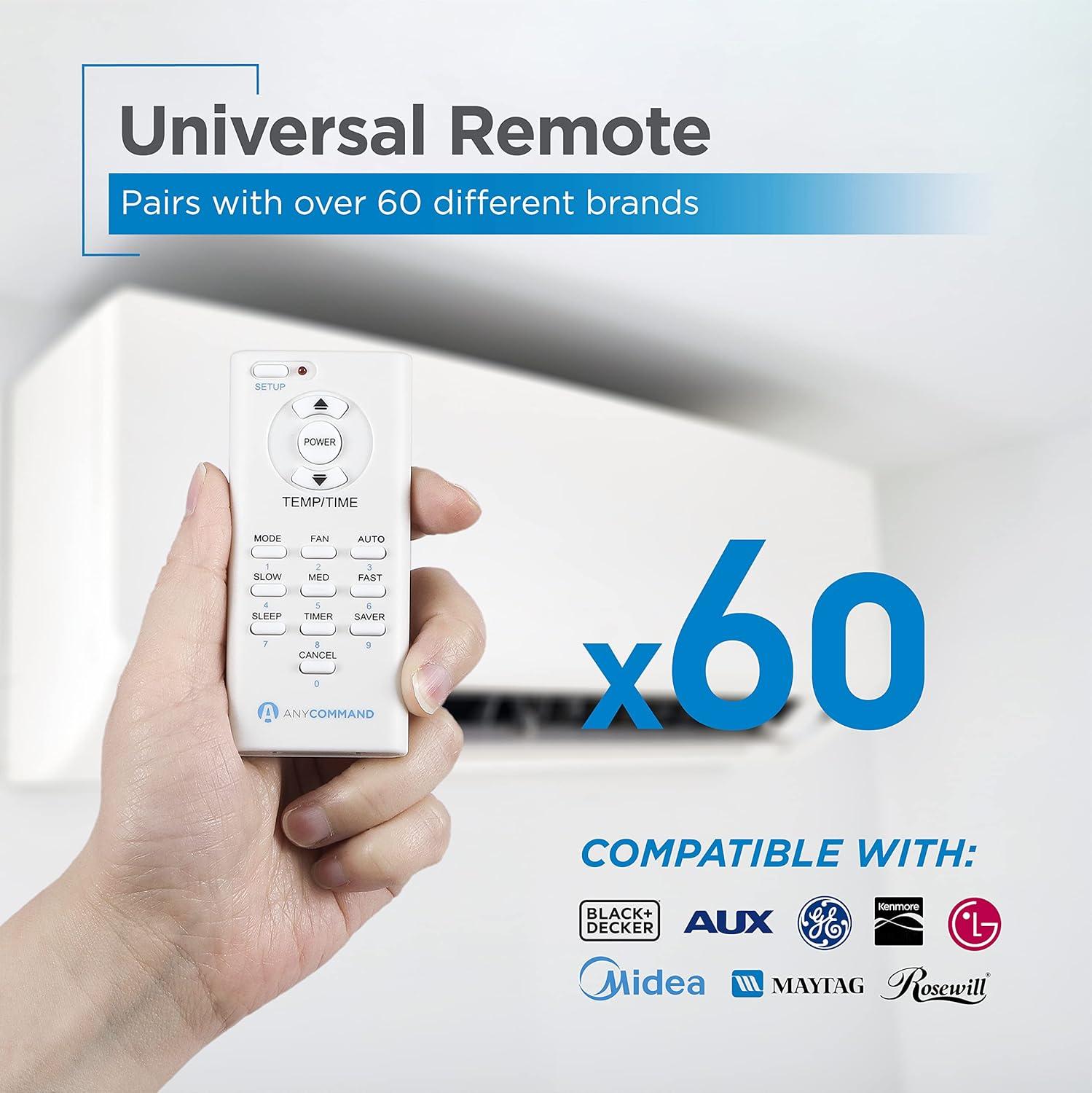 Universal White Button Control Air Conditioner Remote