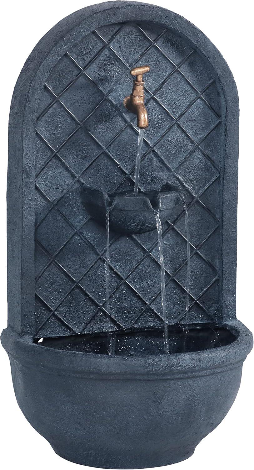 Millwood Pines Tristin Weather Resistant Wall Base Fountain