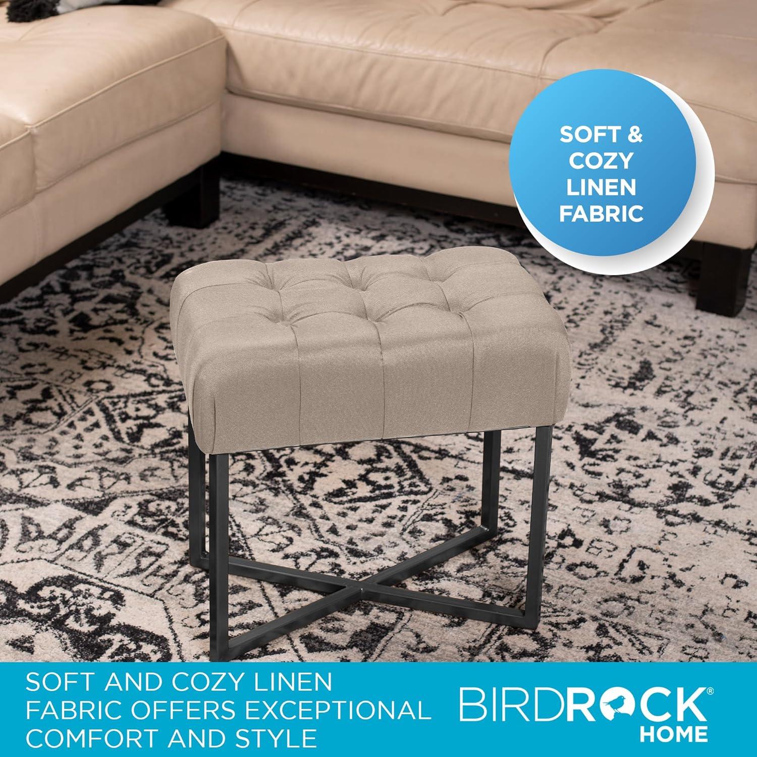 BirdRock Home Upholstered Ottoman
