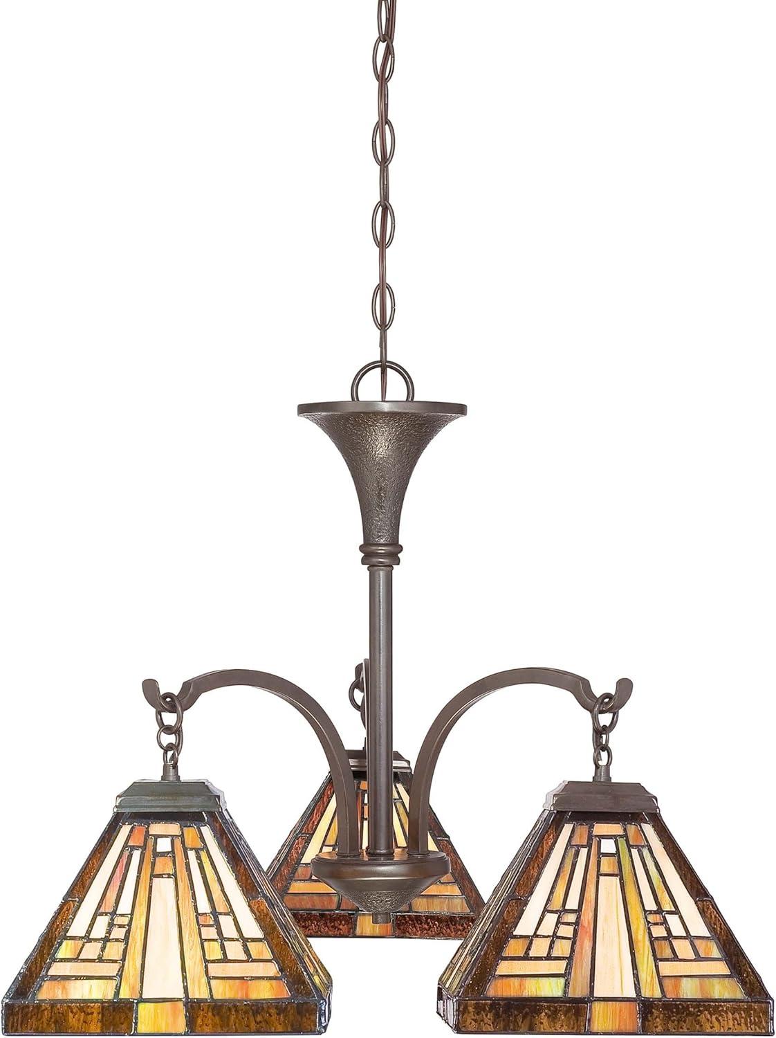 Quoizel Lighting Stephen 3 - Light Chandelier in  Vintage Bronze