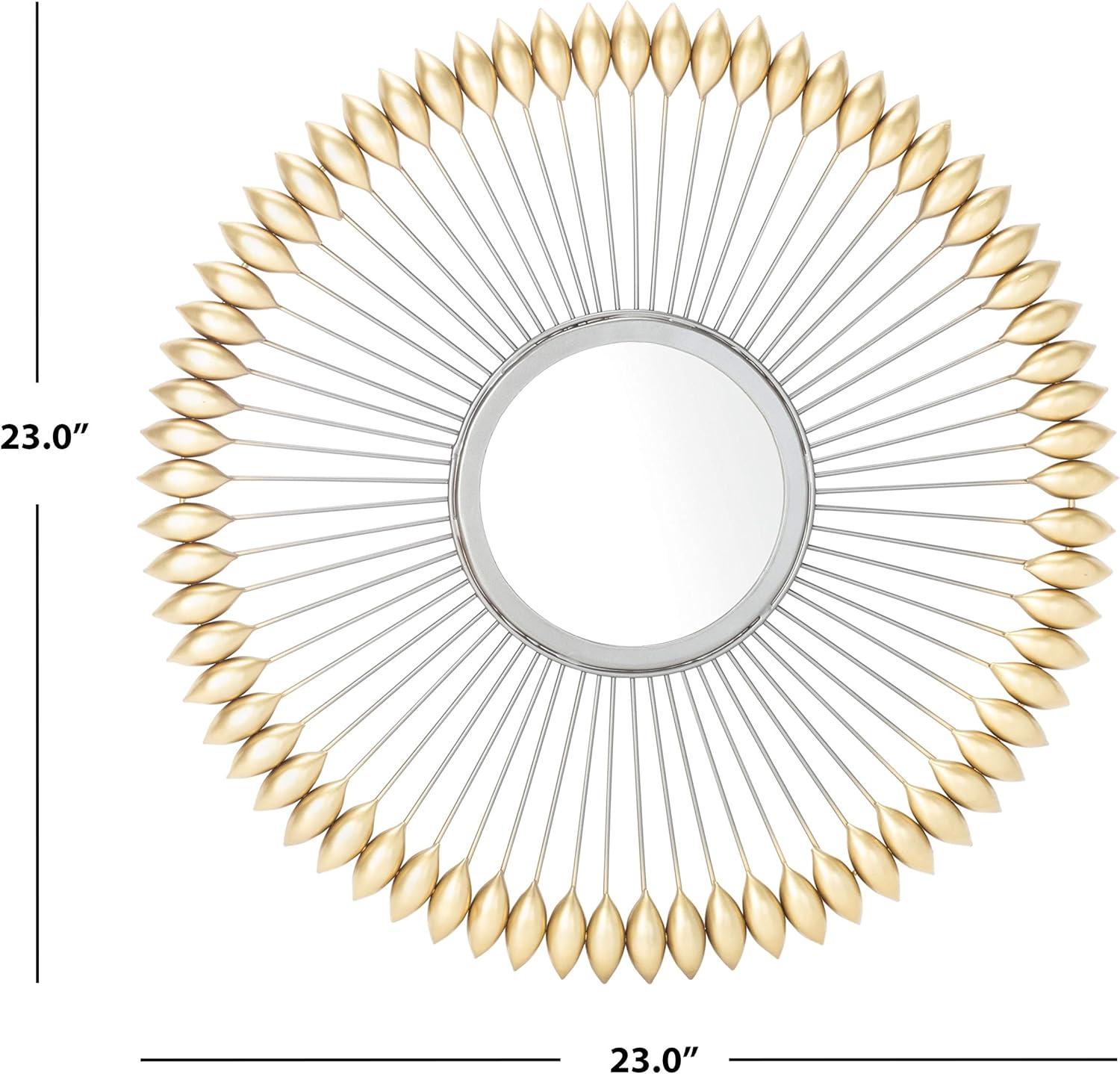 Rulan Mirror - Zinc/Gold - Safavieh