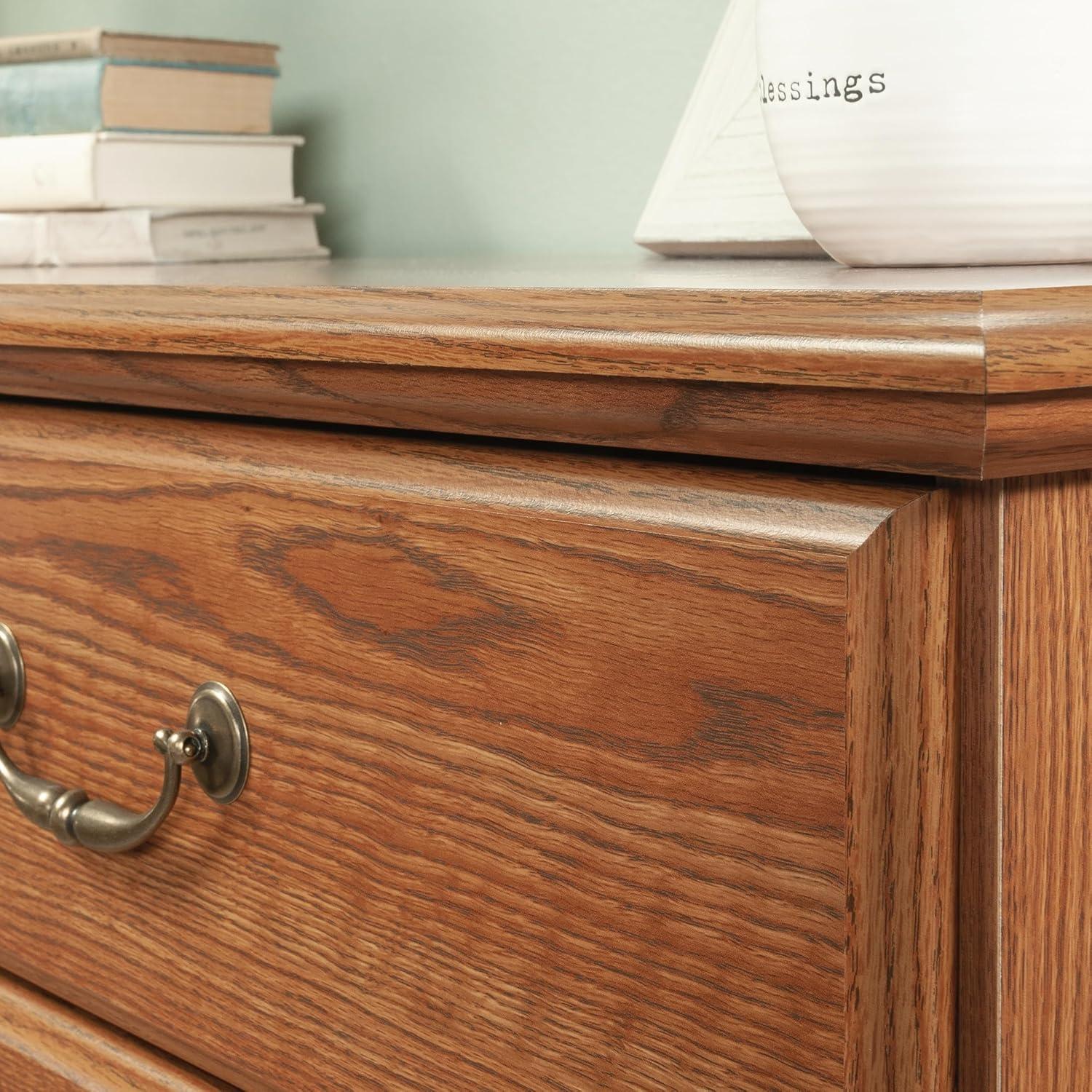 Sauder Orchard Hills 6 Drawer Dresser, Carolina Oak finish