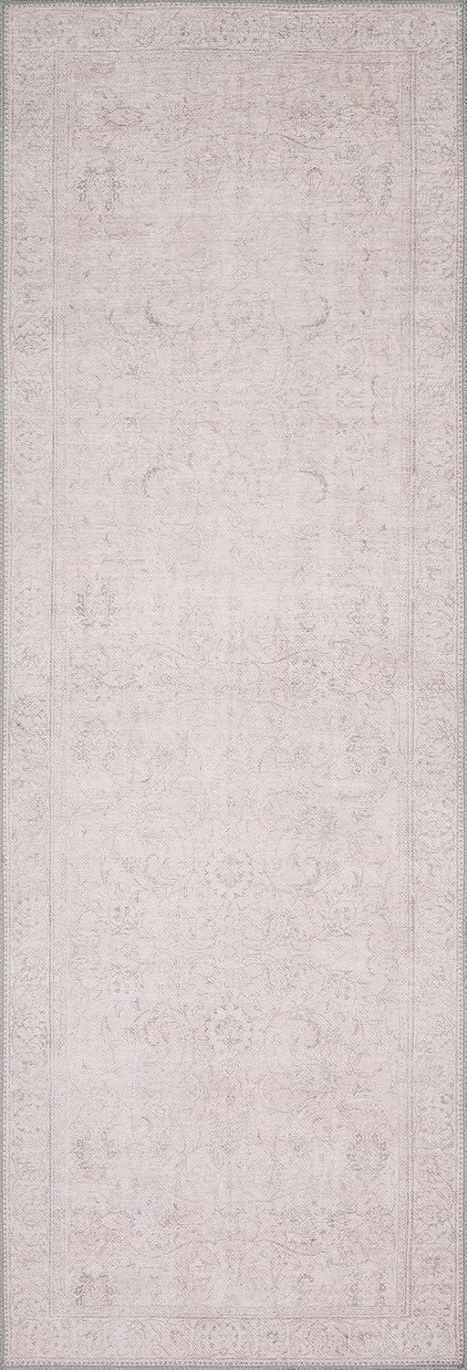 Loloi II Loren Collection LQ-12 Sand Oriental Area Rug 5'-0" x 7'-6"