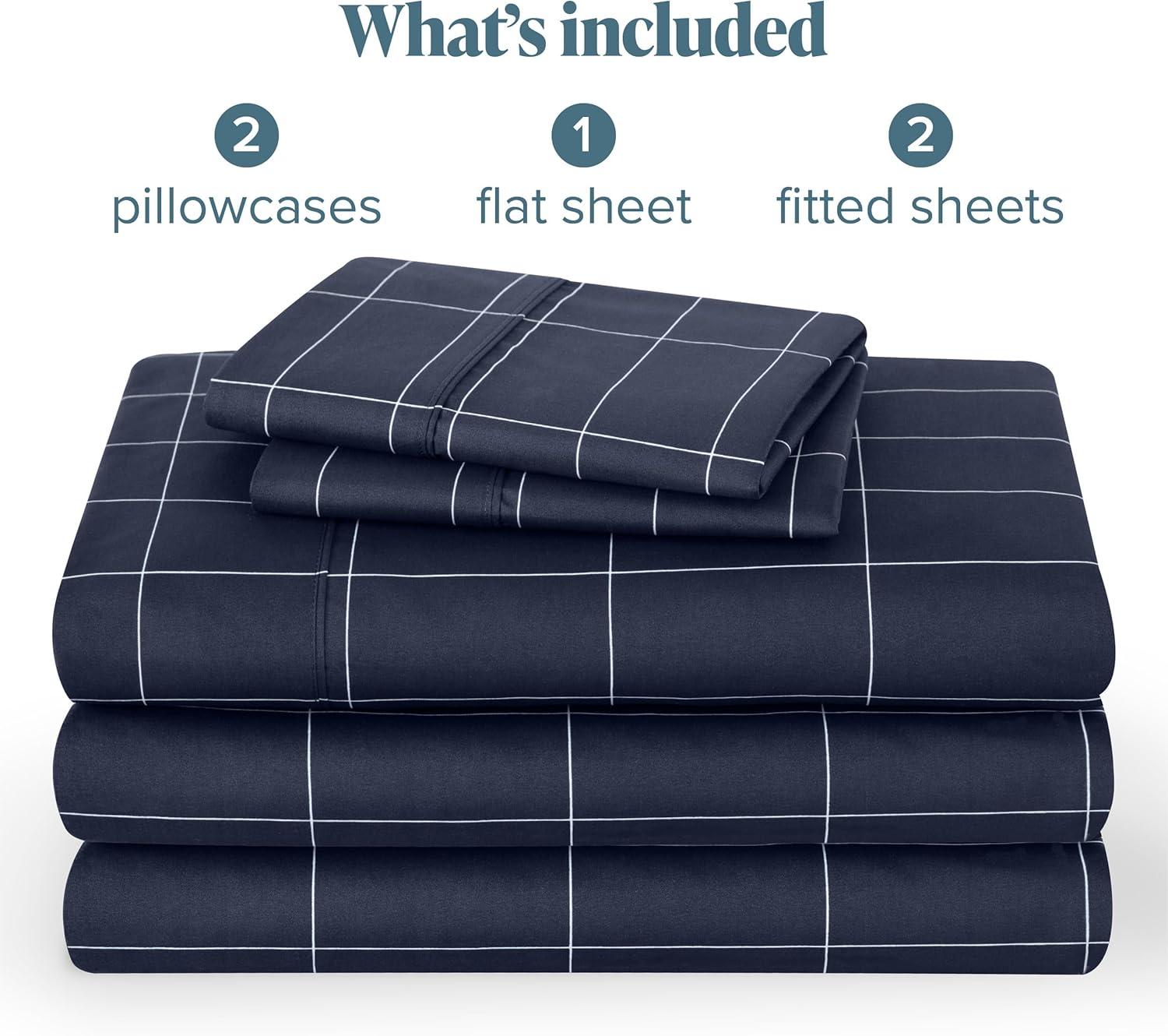 Sheet Set - Luxury 1800 Ultra-Soft Microfiber Bed Sheets - Double Brushed - Deep Pockets - Easy Fit