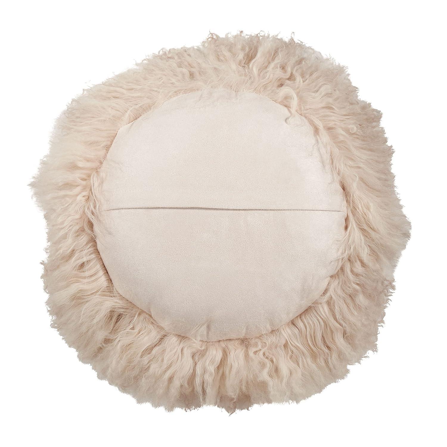 Mongolian Lamb Pillows Lumbar Throw Pillow