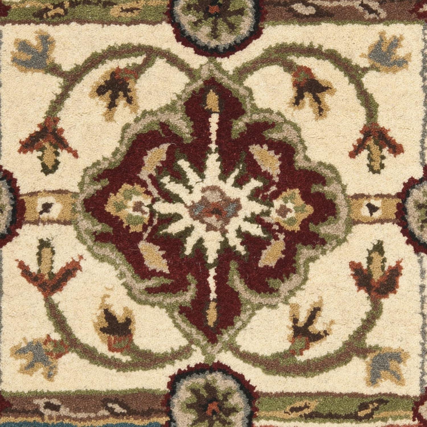 Heritage HG925 Hand Tufted Area Rug - Multi/Red - 4'x6' - Safavieh.