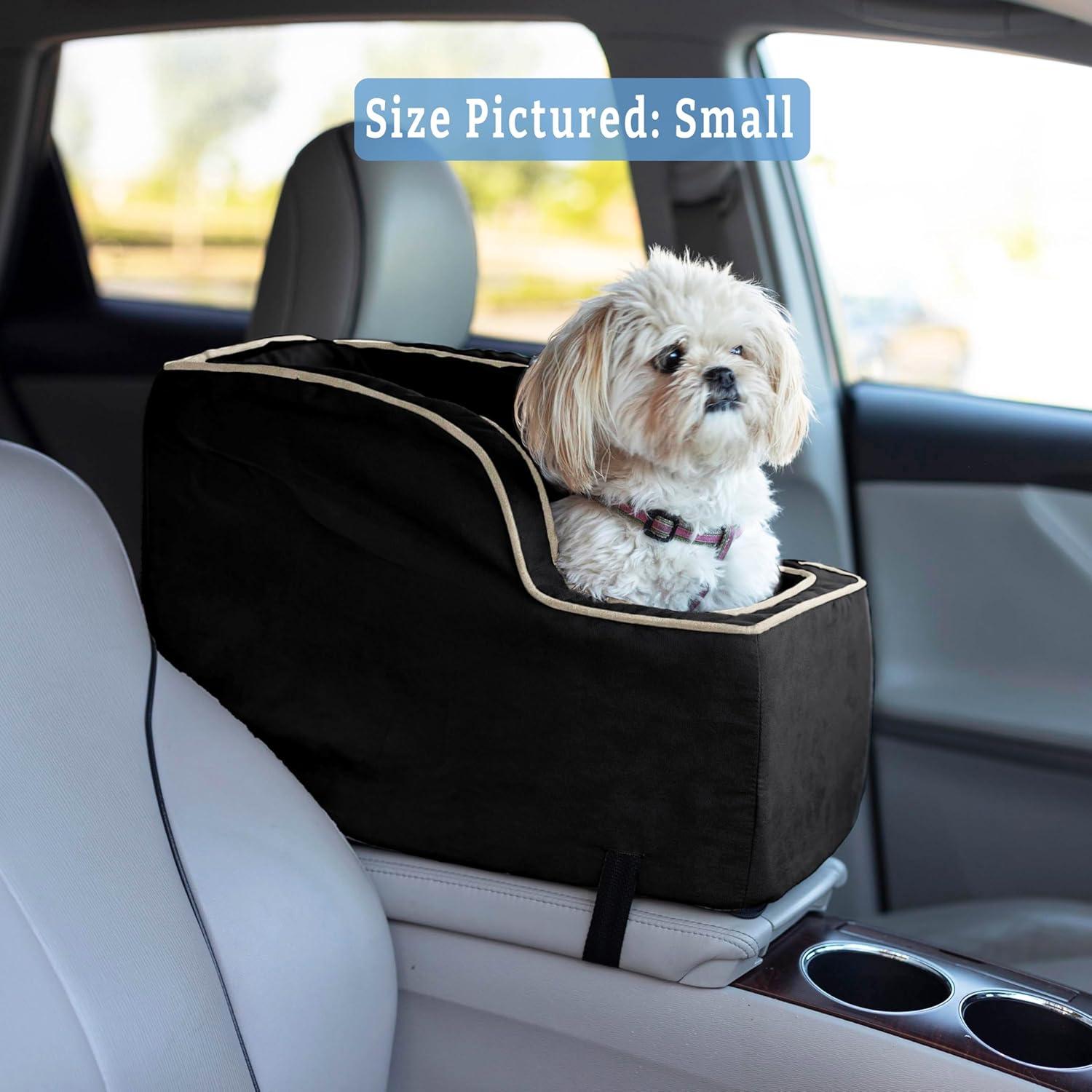 Small Black Soft-Sided Dog Carrier with Adjustable Strap
