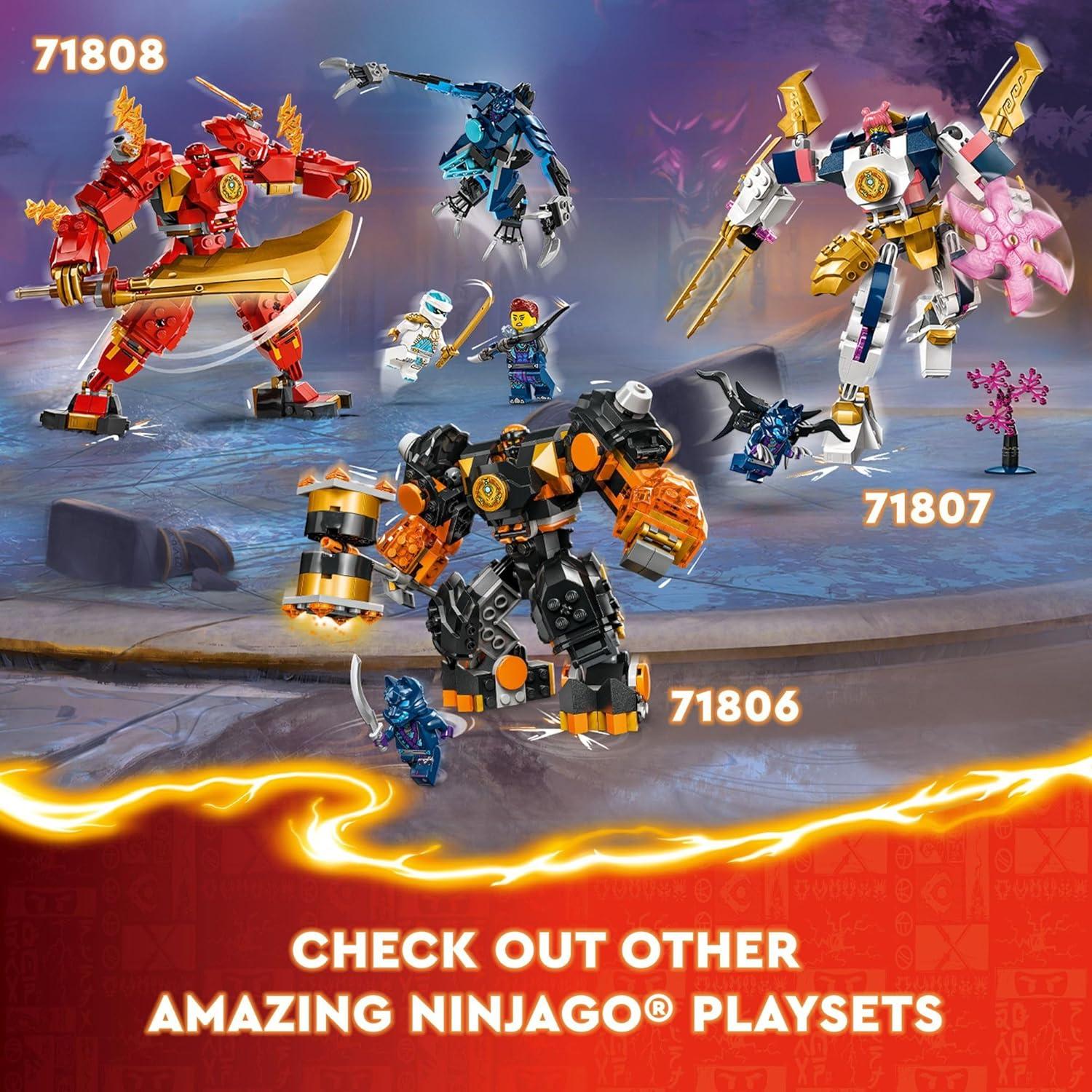 LEGO NINJAGO Cole's Elemental Earth Mech Ninja Toy 71806