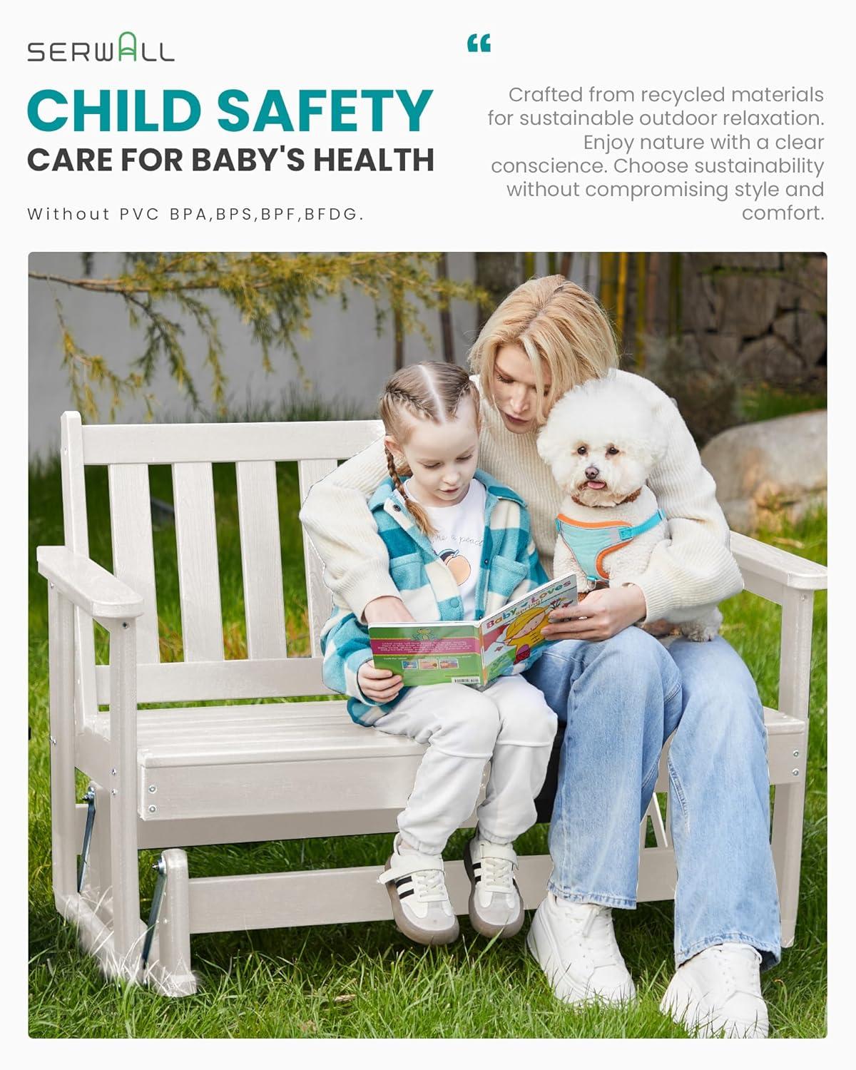 Traditional Garden 48" Glider