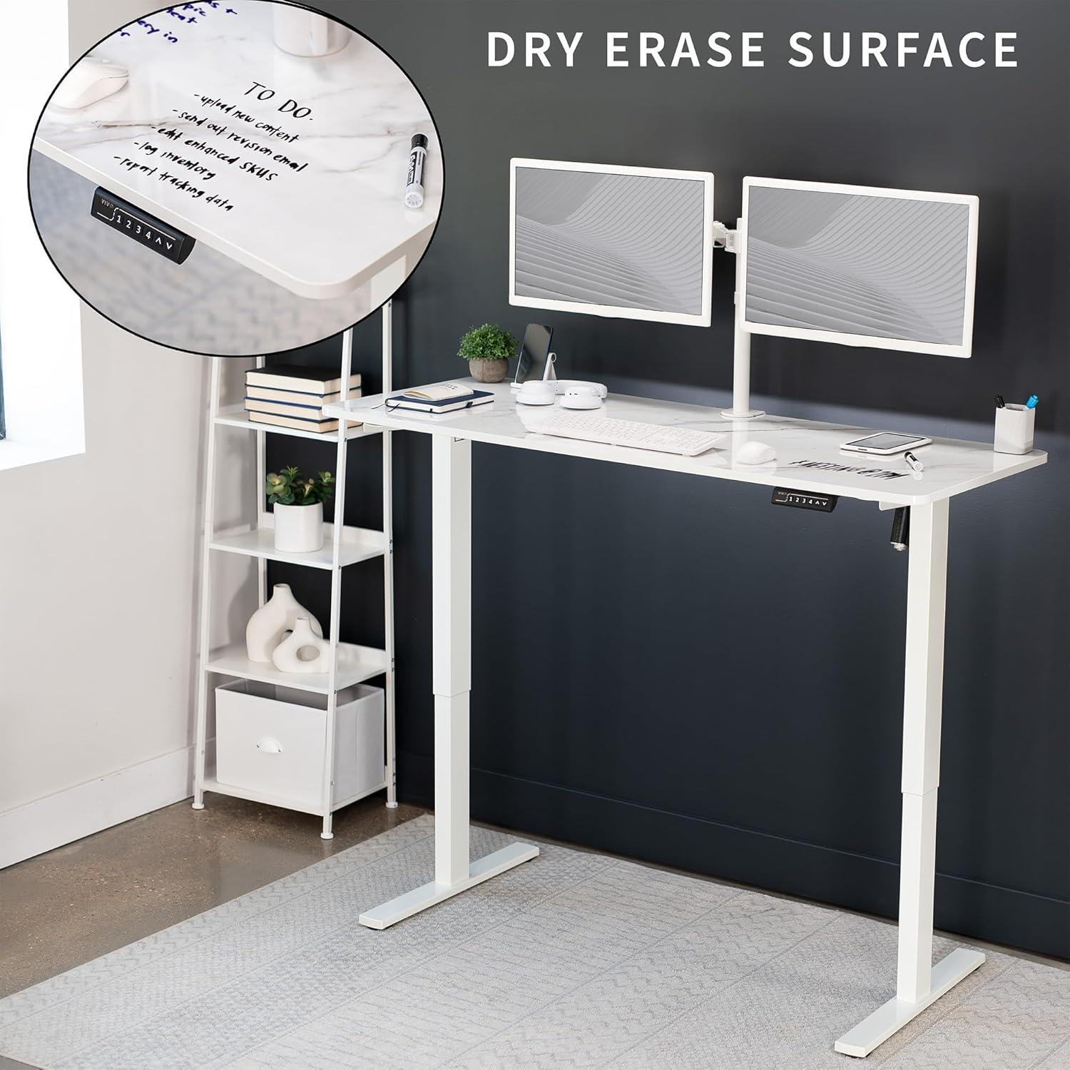 Vivo VIVO Single Motor Electric Desk with Push Button Memory Controller