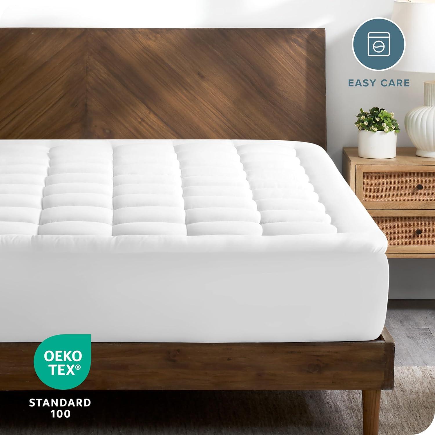 Bare Home Cotton Top Mattress Pad