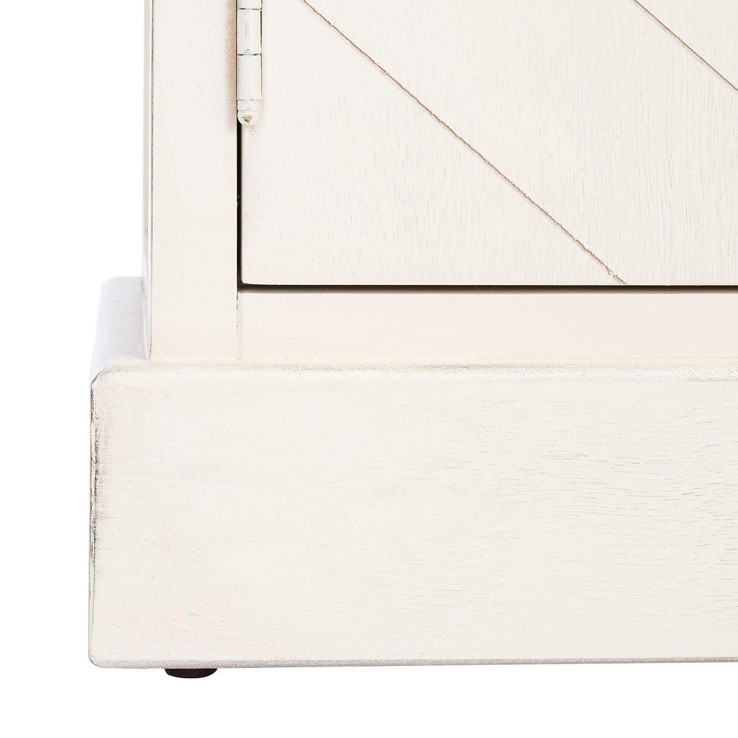 Peyton 2 Door Sideboard - Distressed White - Safavieh
