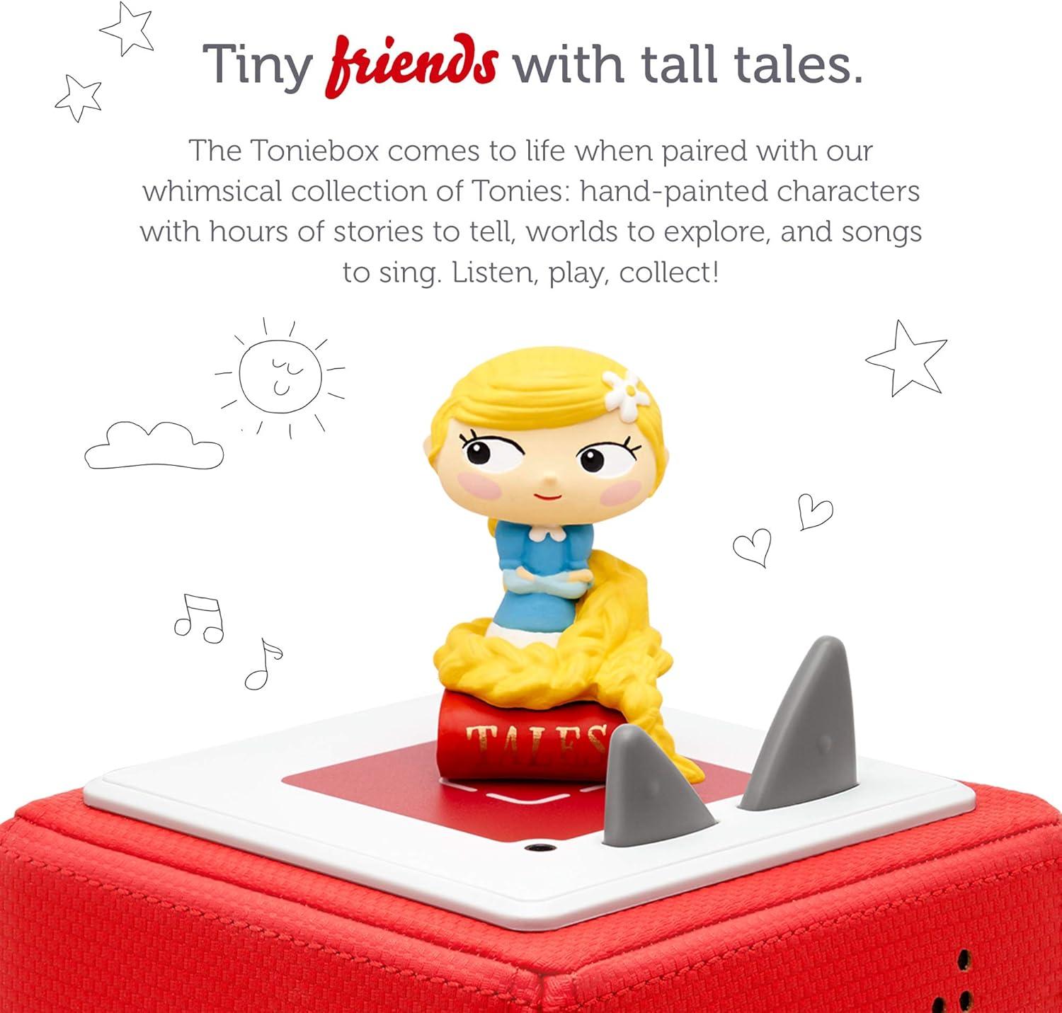 Tonies Rapunzel and Other Fairy Tales, Audio Play Figurine for Portable Speaker, Small, Multicolor, Plastic