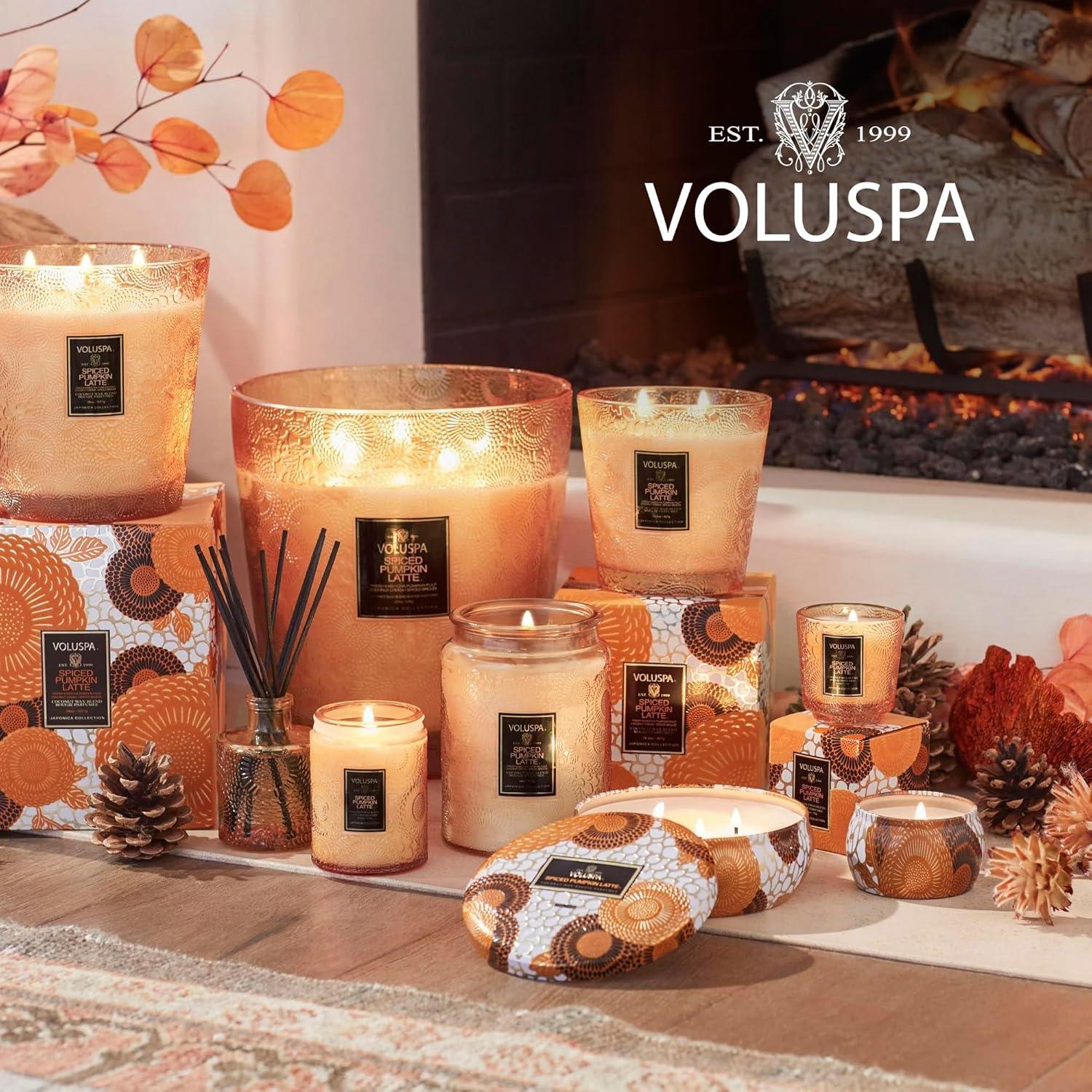 Spiced Pumpkin Latte 9 oz Scented Candle in Glass Jar