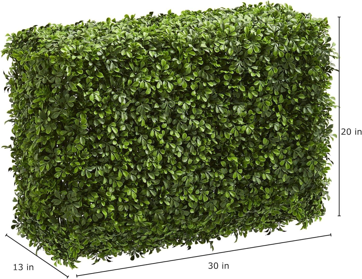 Lush Green 30" Artificial Eucalyptus Outdoor Hedge