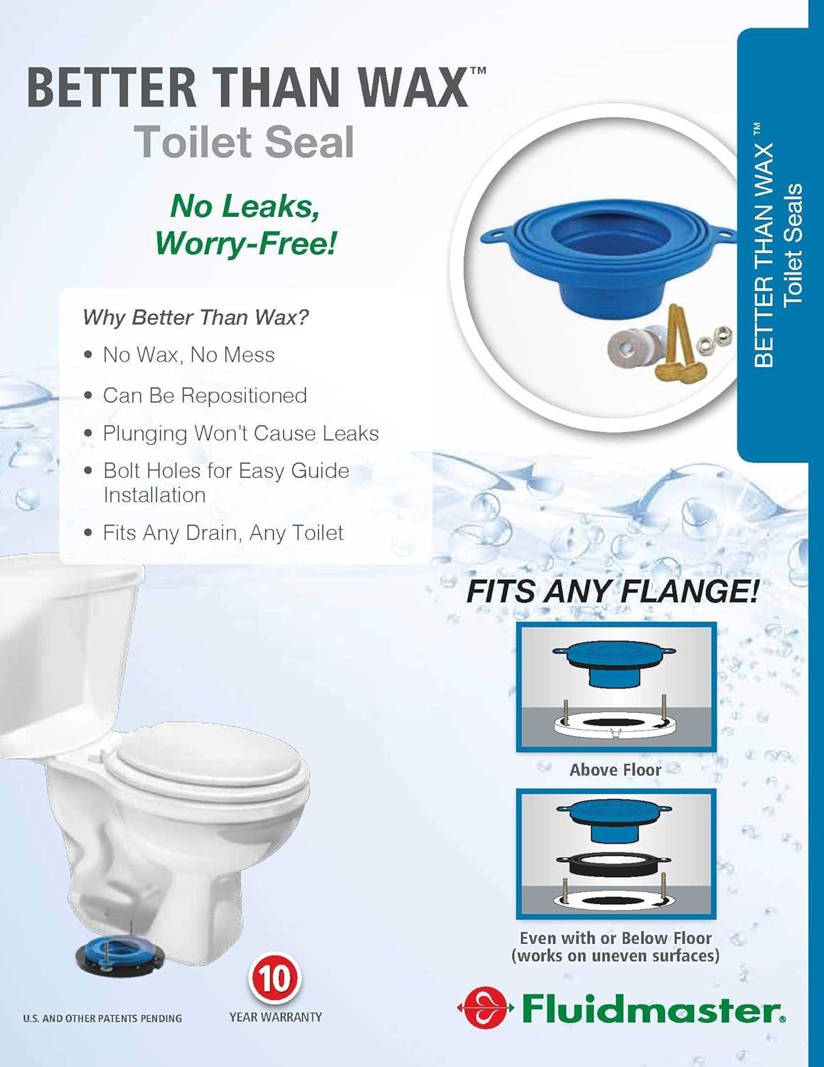 Fluidmaster 7530P8 Better Than Wax Universal Wax-Free Toilet Seal