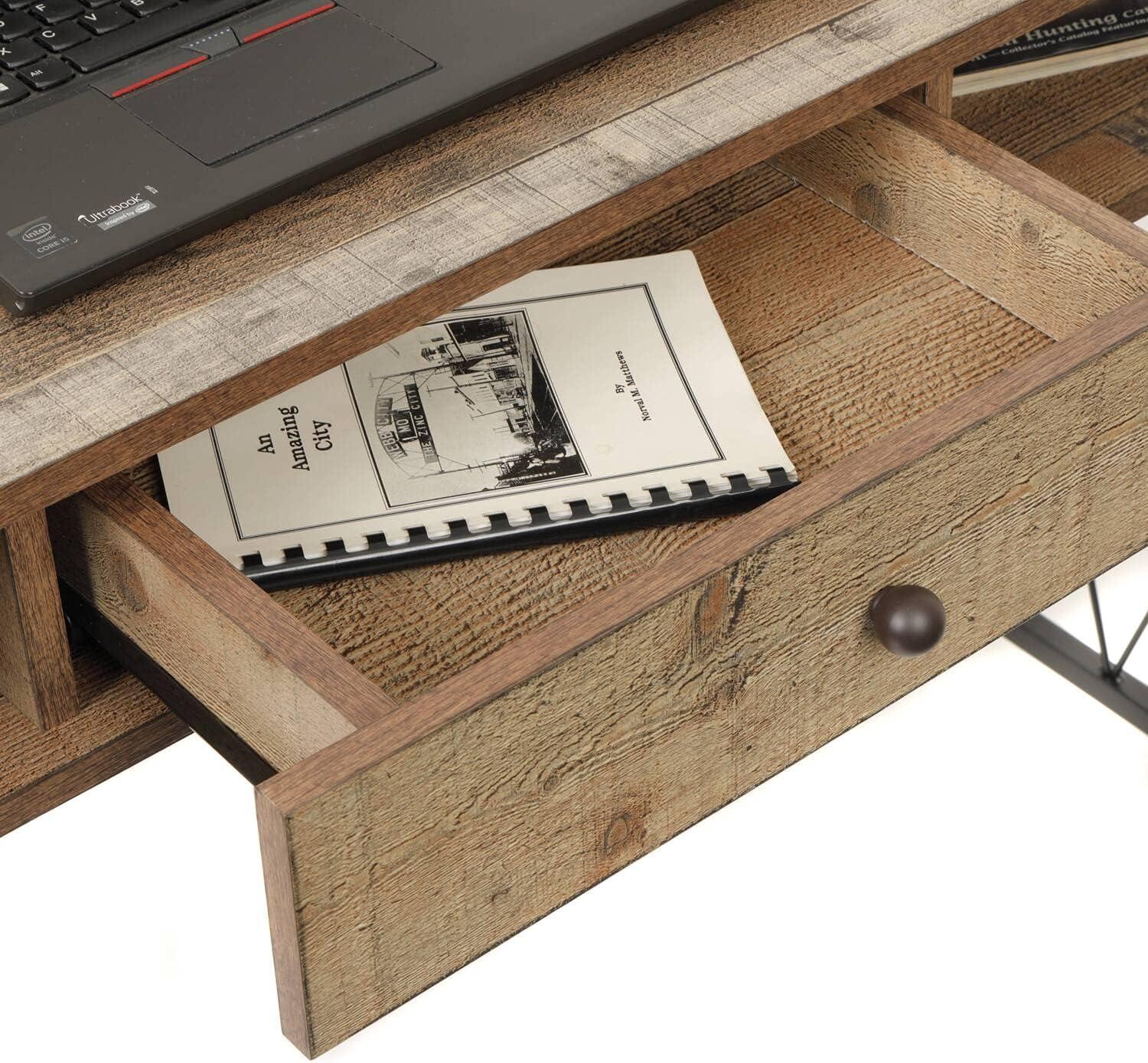 Mountain Ridge Metal Base Writing Desk