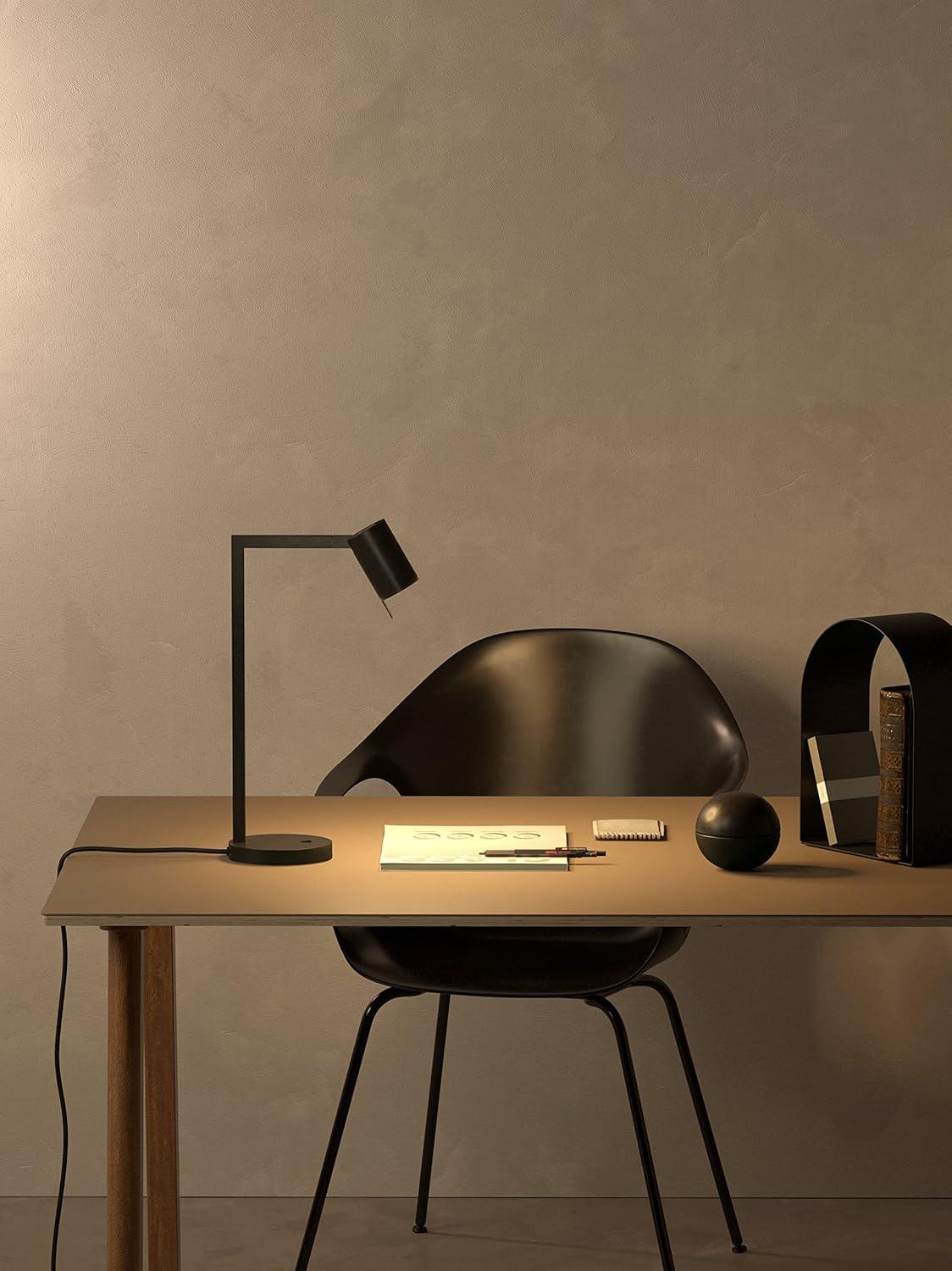 Astro Ascoli Desk Indoor Table Lamp (Matt Black) - Dry Rated - GU10 Lamp, Designed in Britain - 1286135-3 Years Guarantee
