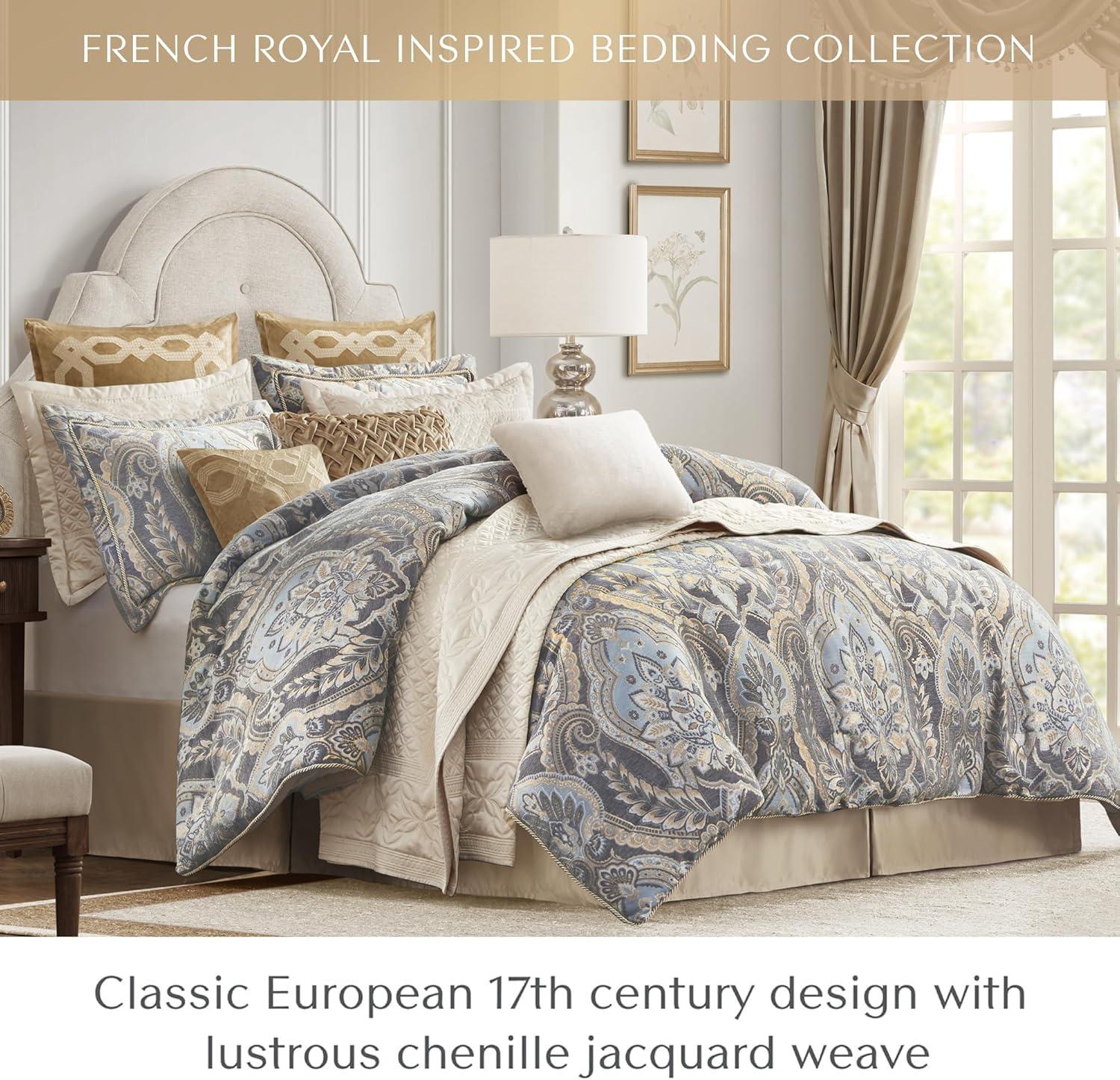 Croscill Croscill Julius 4 Piece Chenille Jacquard Comforter Set