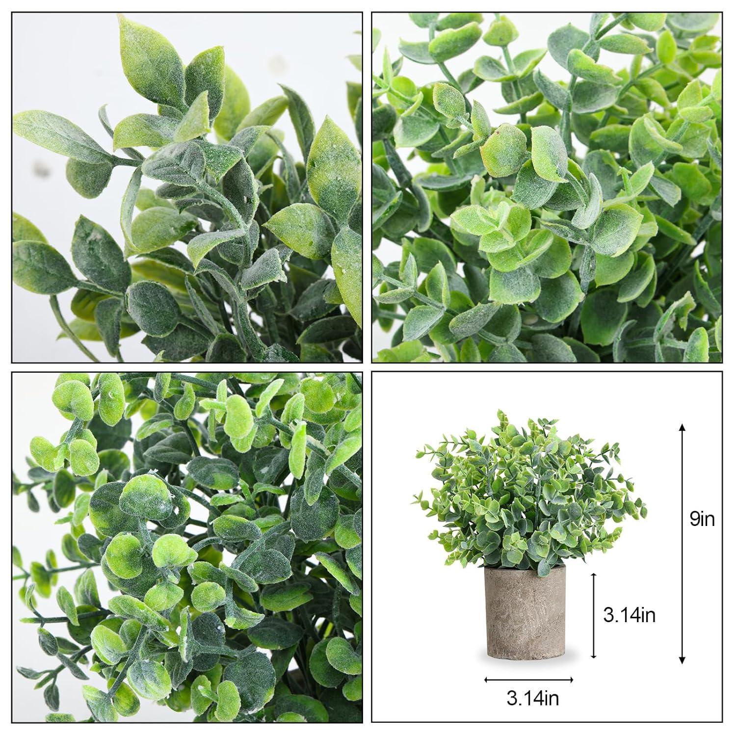 Artificial Plants 3 Pack Mini Fake Hanging with Macrame Plant Hangers Decorative Faux Greenery Decor for Shelves Wall Kitchen Farmhouse Bathroom Home Office