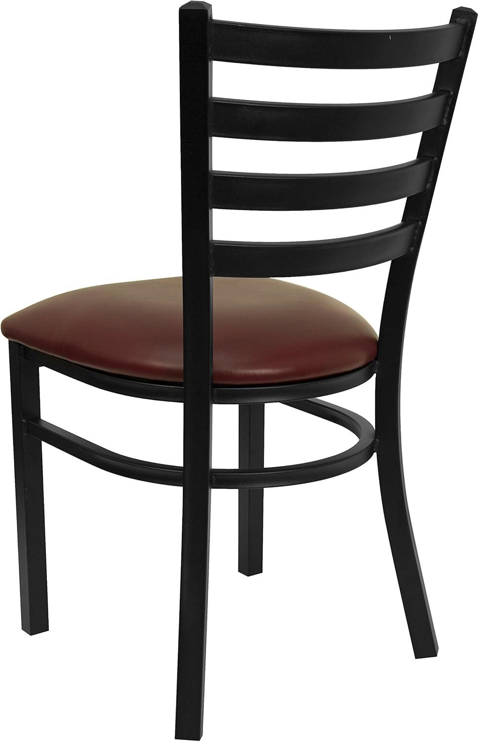 Flash Furniture Kendall Ladder Back Metal Restaurant Chair