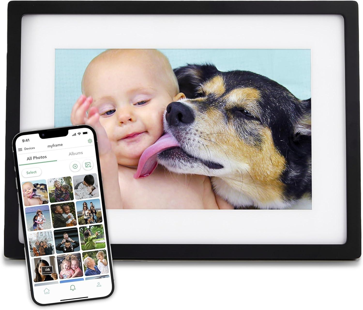 Skylight Frame: 10-inch Wifi Digital Picture Frame, Email Photos from Anywhere, Touch Screen Display