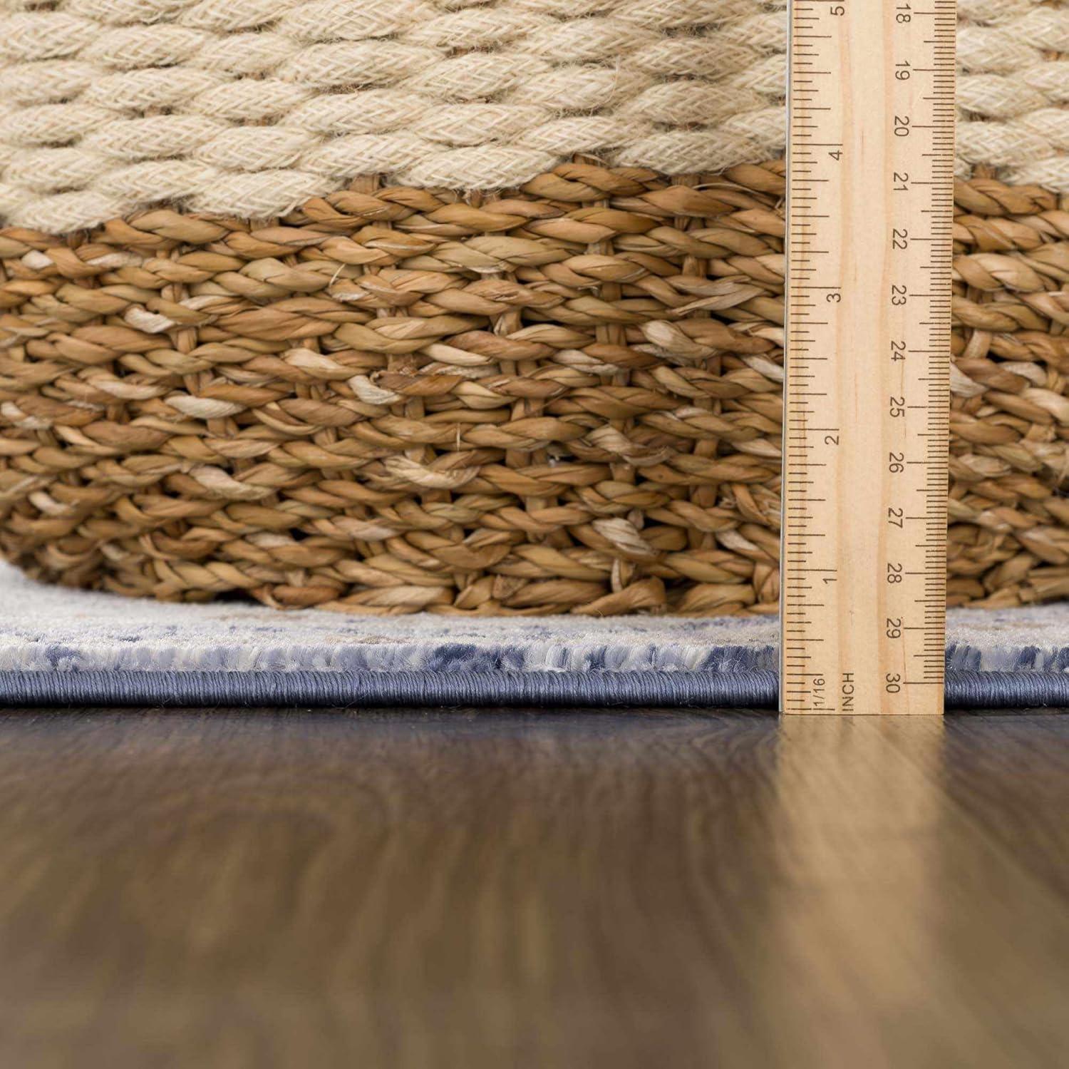 Hauteloom Rectangle Area Rug   Navy