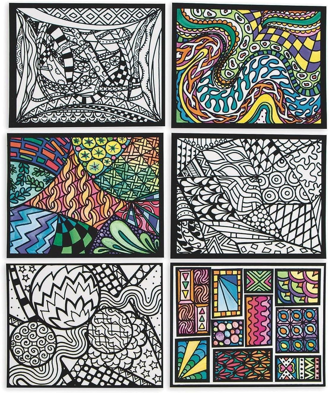 S&S Worldwide Abstract Velvet Art Poster 8 IN X 10 IN Pk30