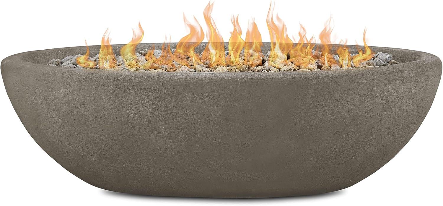 Fernanda Fire Bowl - Gray / Large Oval