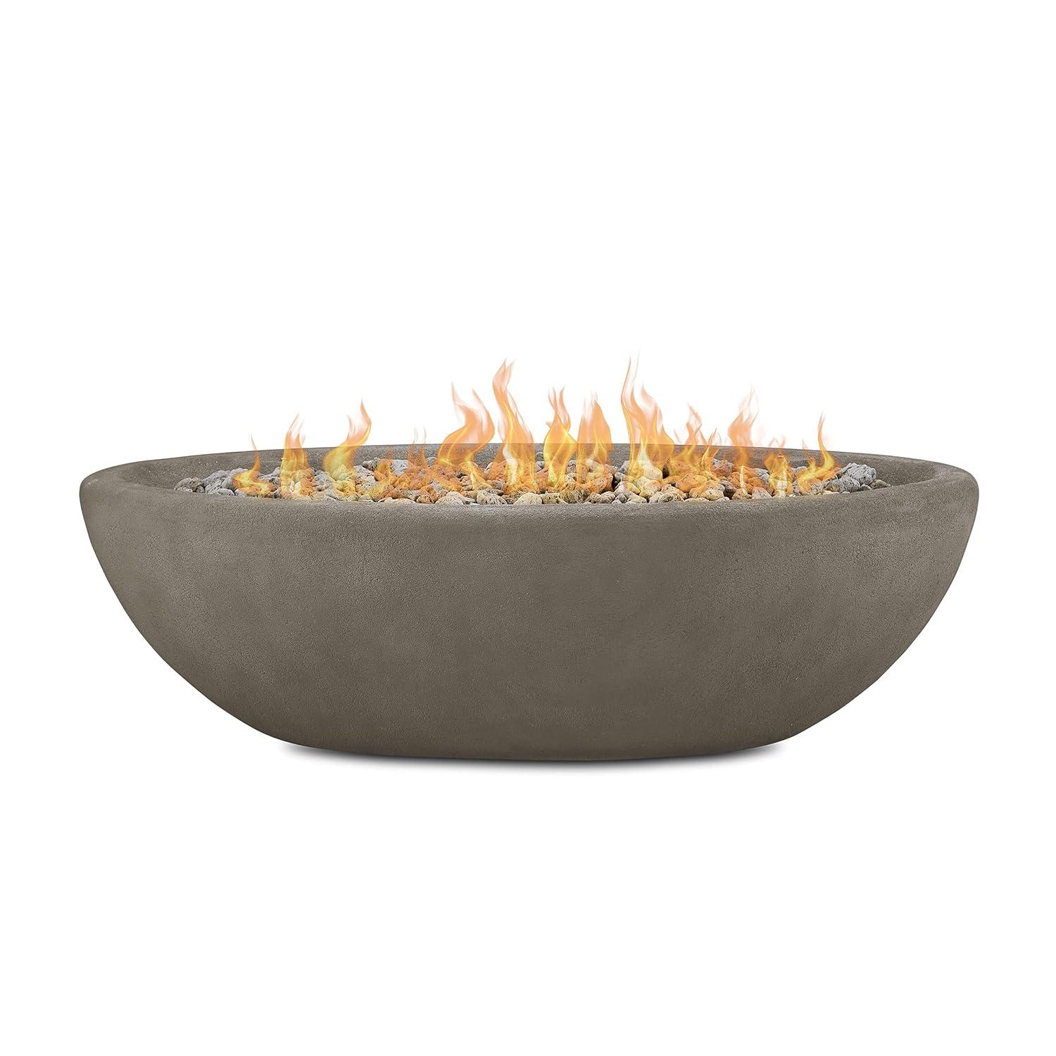 Fernanda Fire Bowl - Gray / Large Oval