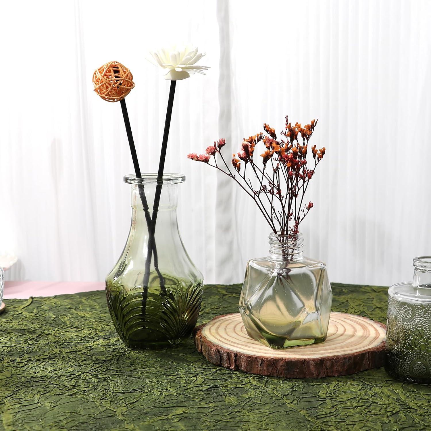 Bud Vases Set of 12, Small Glass Vases for Centerpieces, Small Flower Vases for Centerpieces, Vintage Mini Vase, Clear Bud Vase for Wedding Table Decor